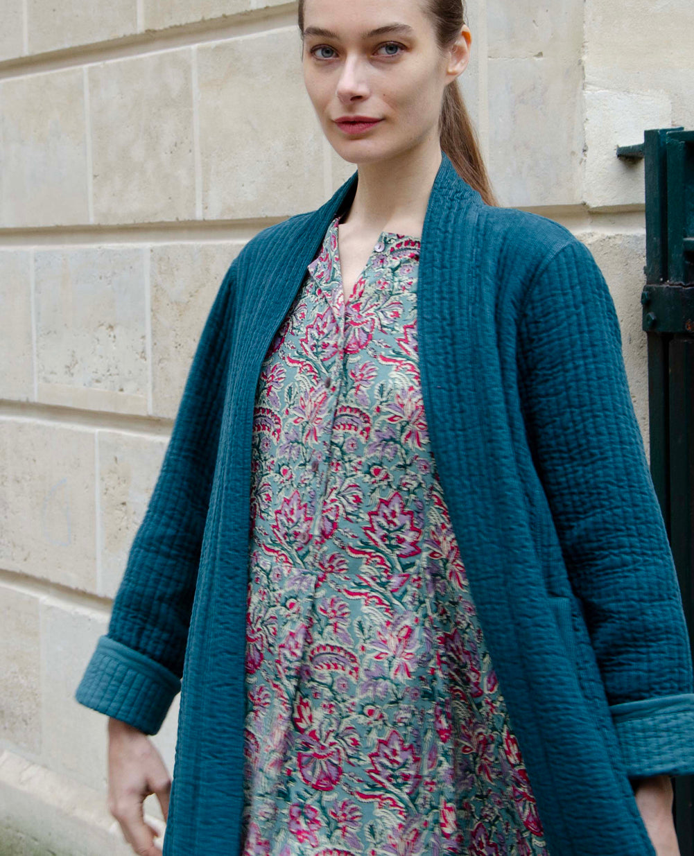 Robe Flora Jaipur - Vert