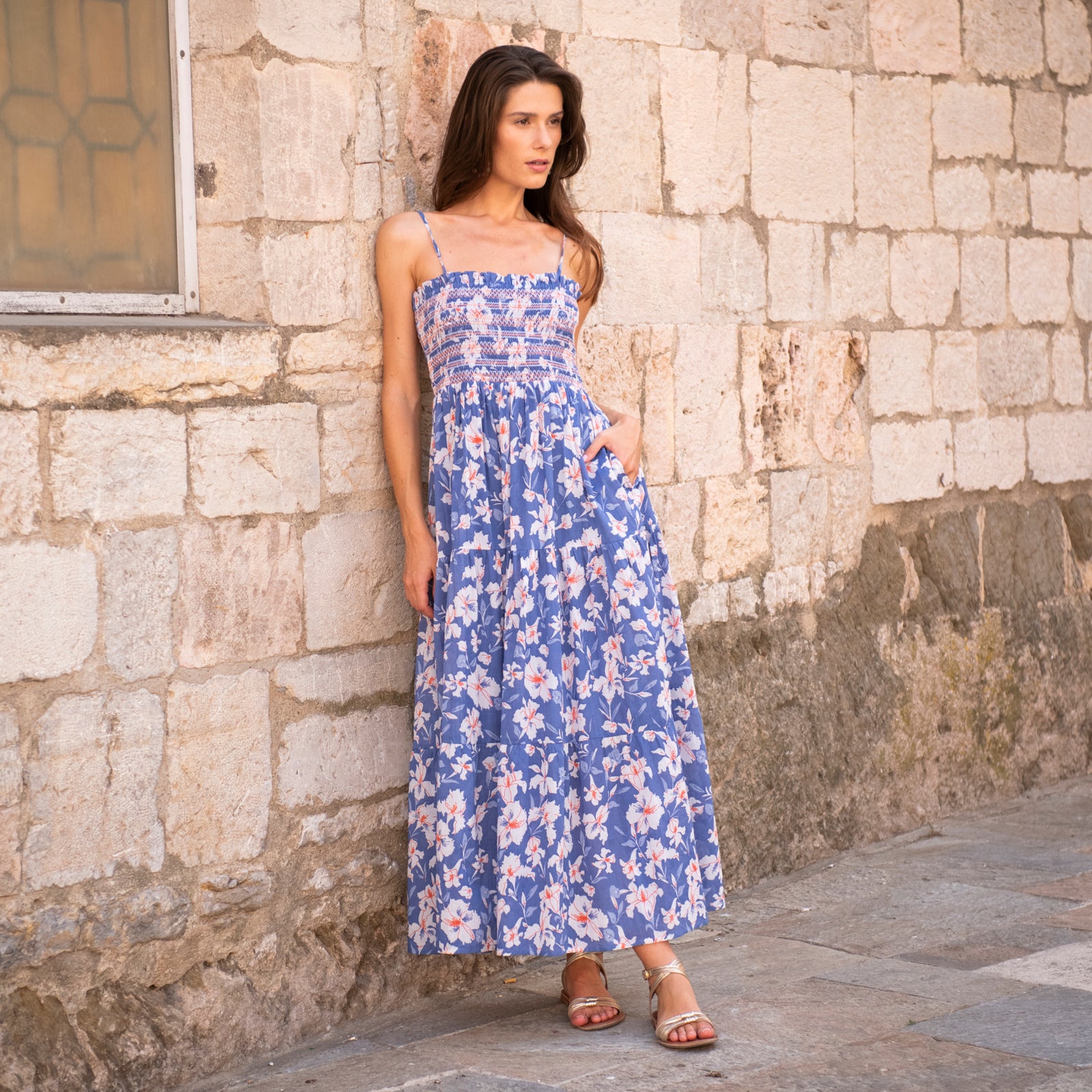 Robe Gabrielle Rayol 100% Coton - Lila
