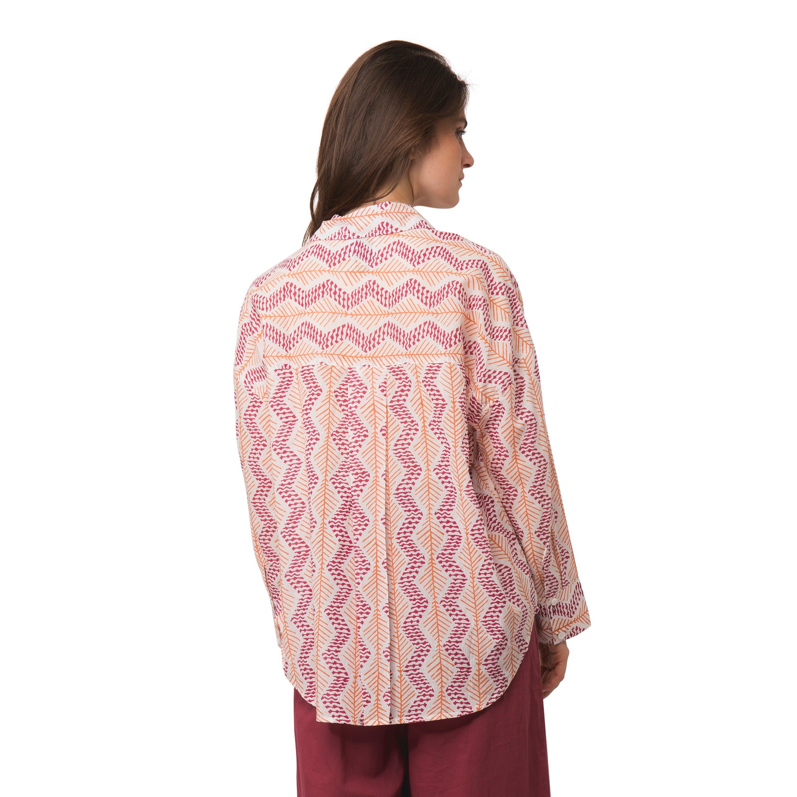 Chemise Melissa Zanzibar 100% Coton bio - Orange