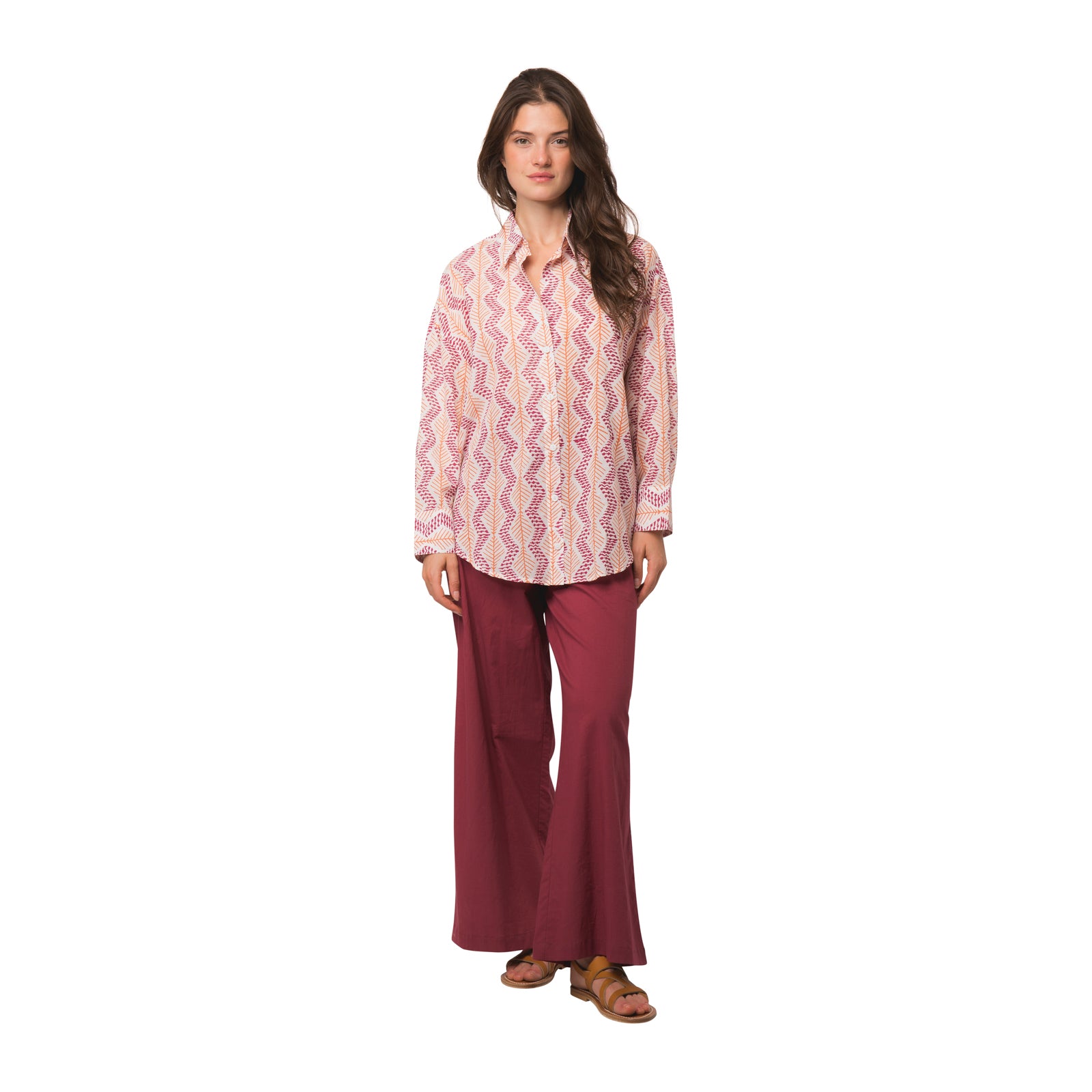 Chemise Melissa Zanzibar 100% Coton bio - Orange