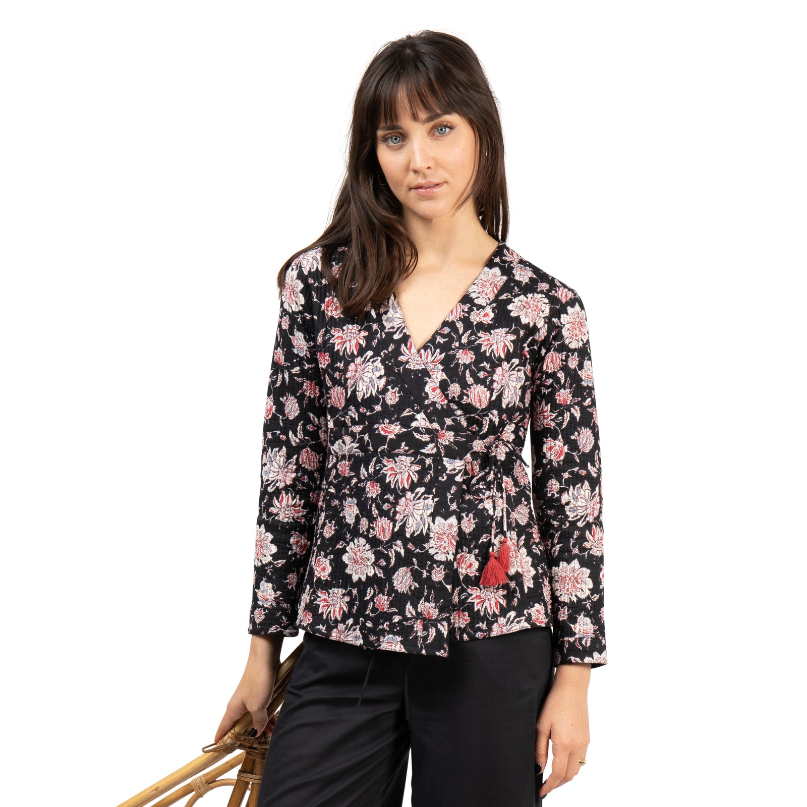 Annette Jacket Grace 100% Cotton - Black Austral BLACK AUSTRAL