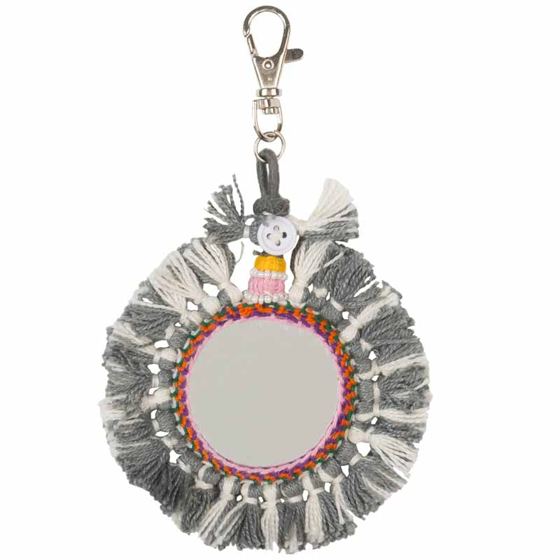Clip Miroir Bicolore - Gris GRIS