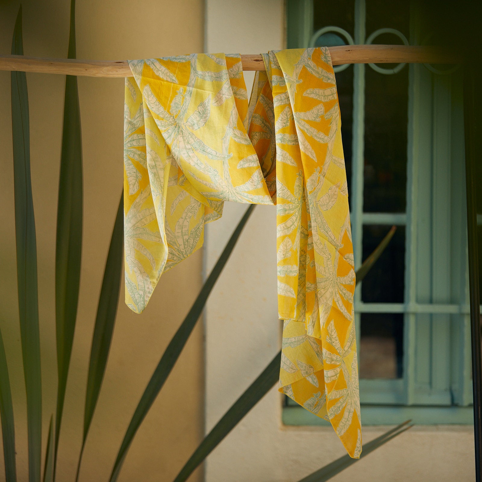 Sarong Mejean 100% Cotton - Yellow Sun YELLOW SUN