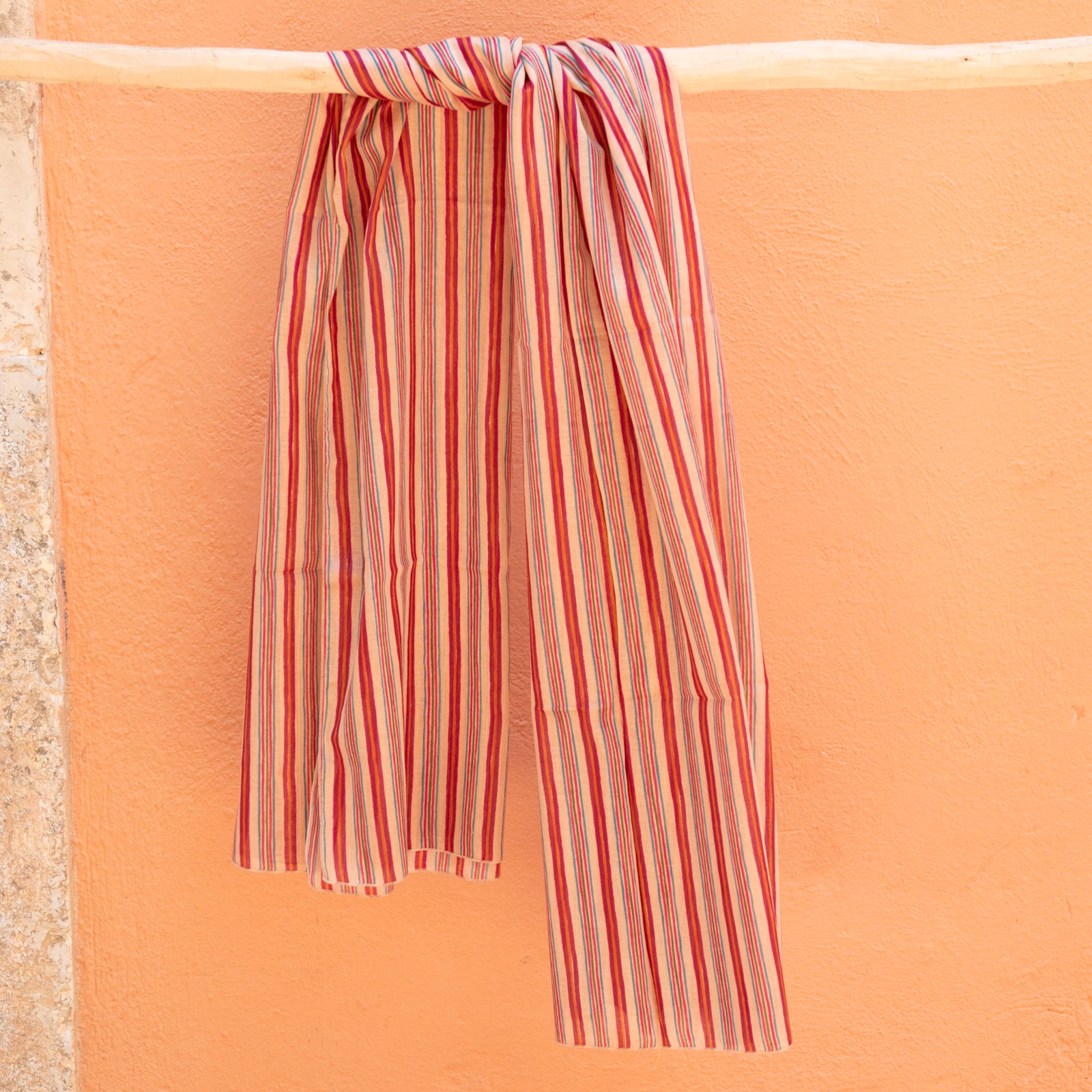 Large Scarf / Sarong Miramar 100% Cotton - Pink PINK