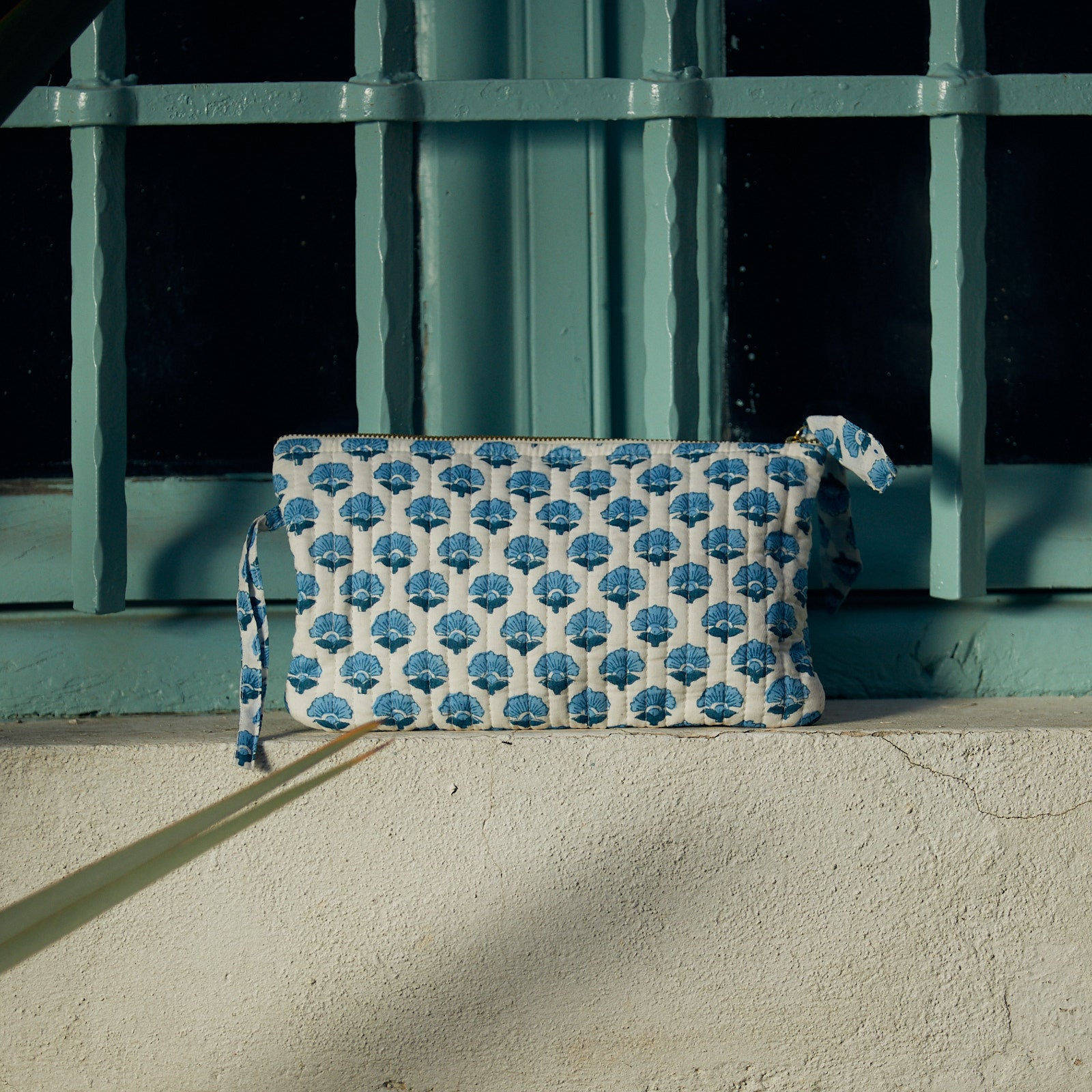 Make Up Bag Gigaro 100% Organic Cotton - Blue BLUE