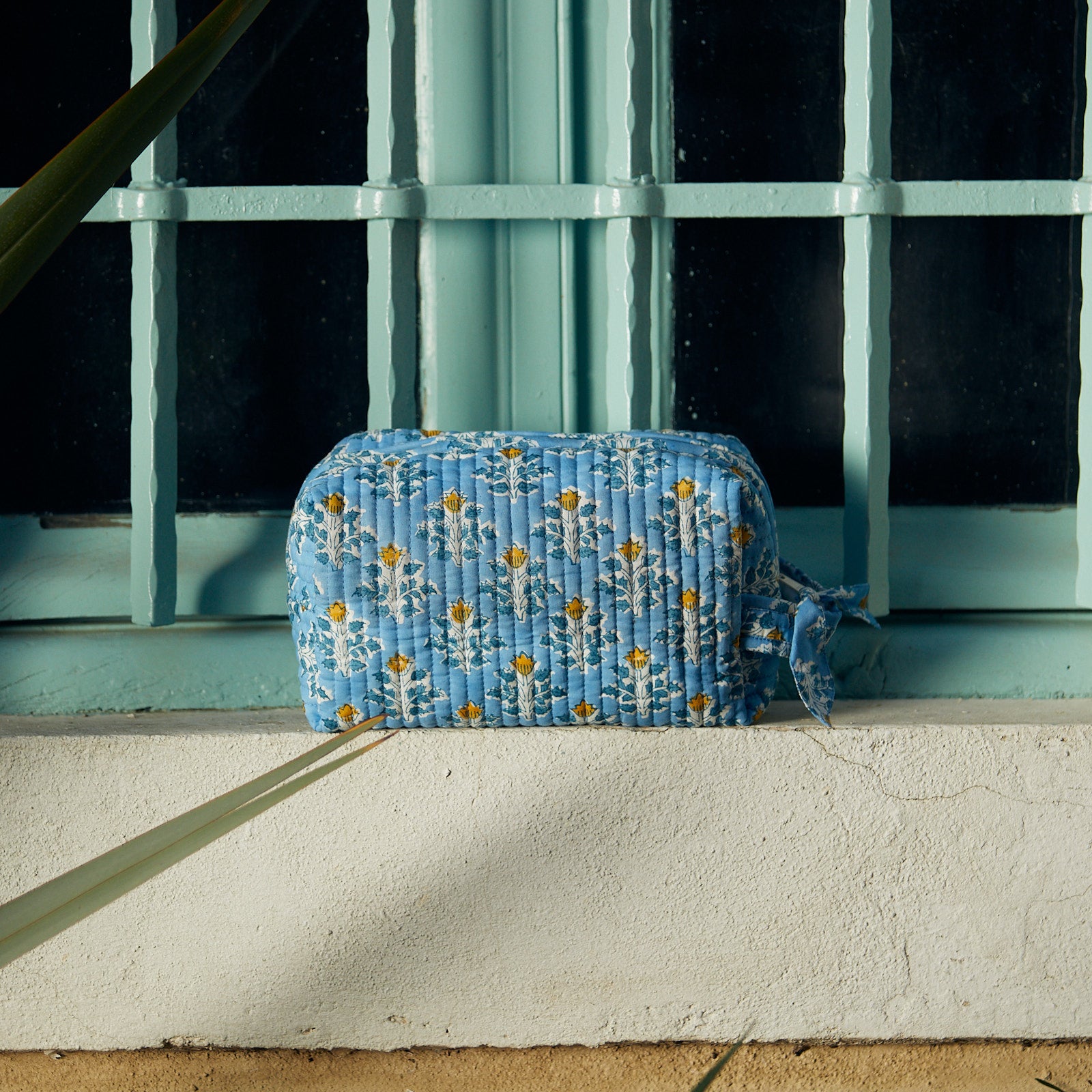 Toilet Bag Escalet 100% Organic Cotton - Blue BLUE