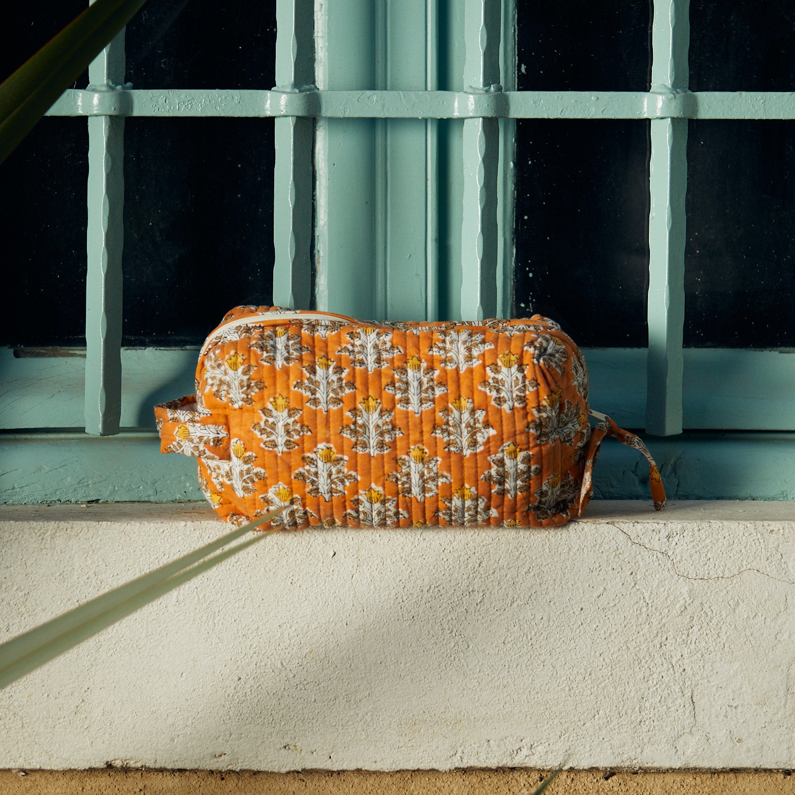 Toilet Bag Escalet 100% Organic Cotton - Orange ORANGE