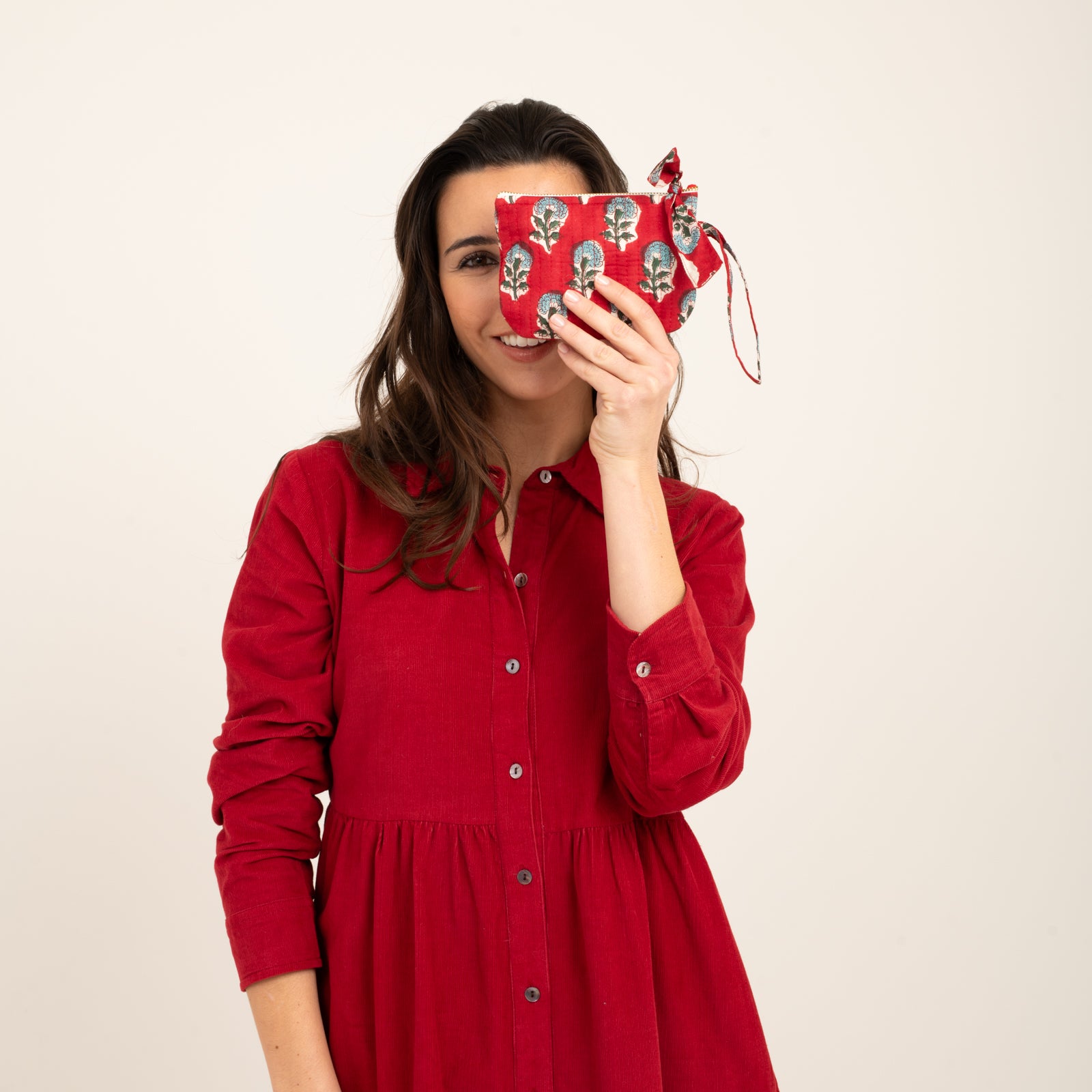 Purse Sati 100% Organic Cotton - Red RED