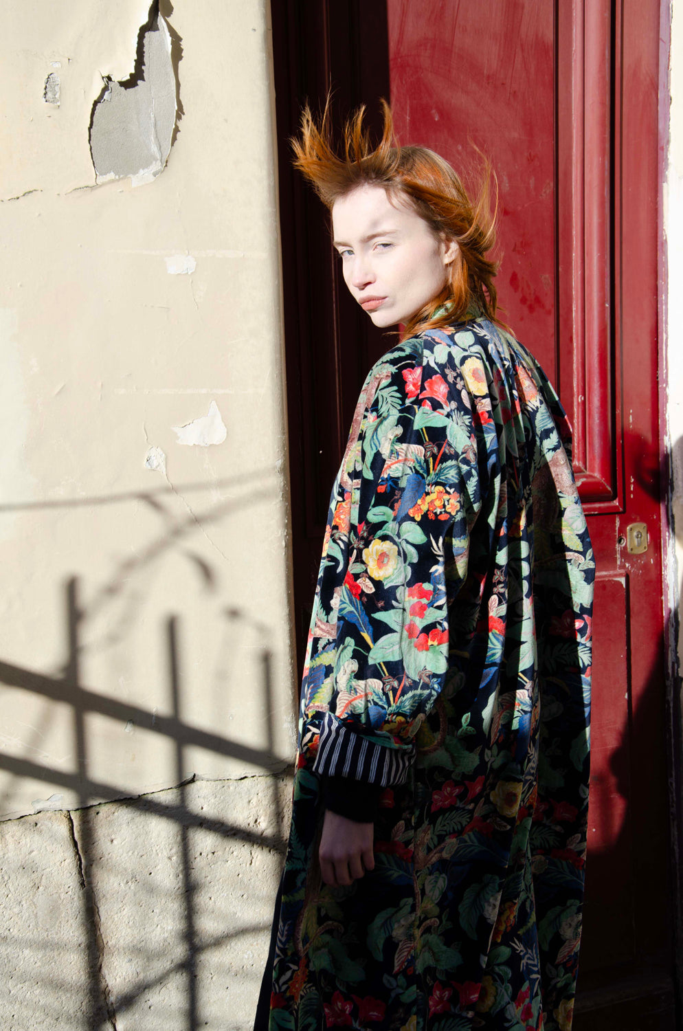 Kimono Velvet Fantasy 100% Coton - Black BLACK