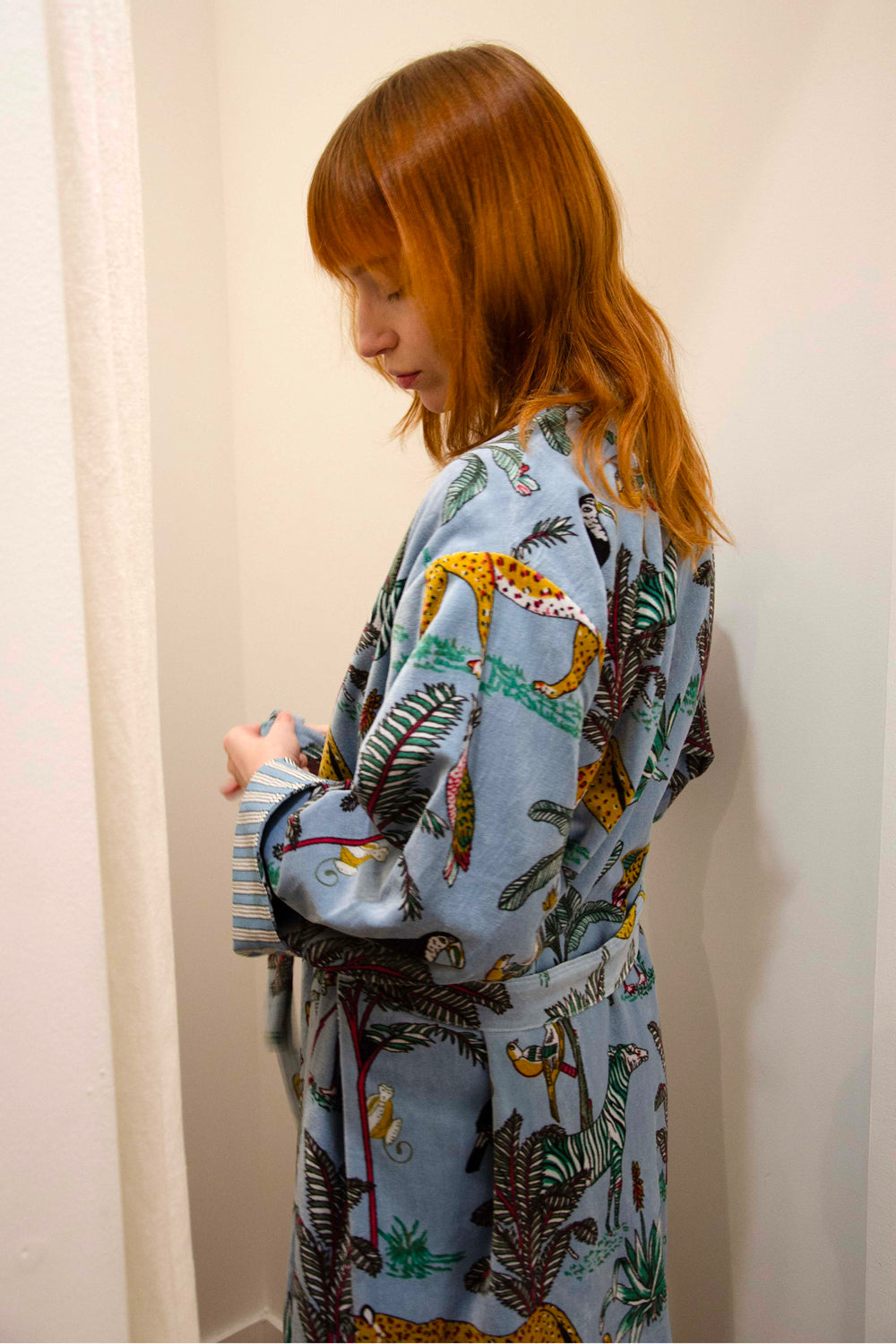 Kimono Velvet Fantasy 100% Coton - Grey GREY