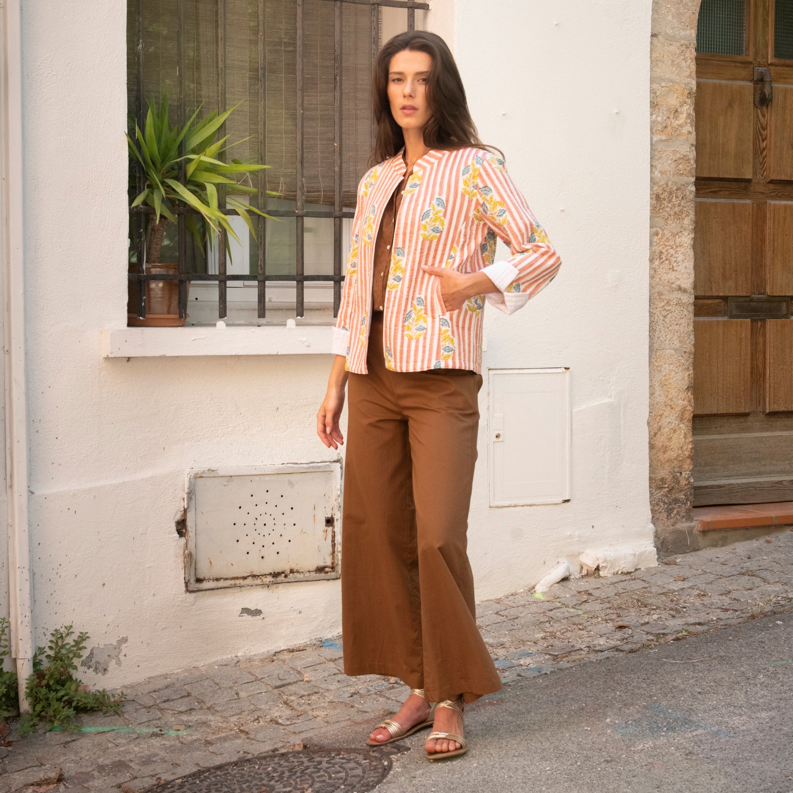 Jaya Jacket Beaulieu 100% Organic Cotton - Peach PEACH