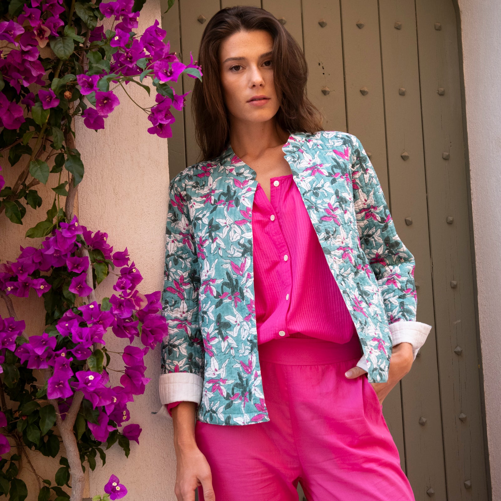 Jaya Jacket Figuieres 100% Organic Cotton - Green GREEN