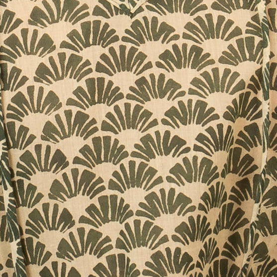 Pantalon Anais Peacock 100% Coton - Vert Safari VERT SAFARI