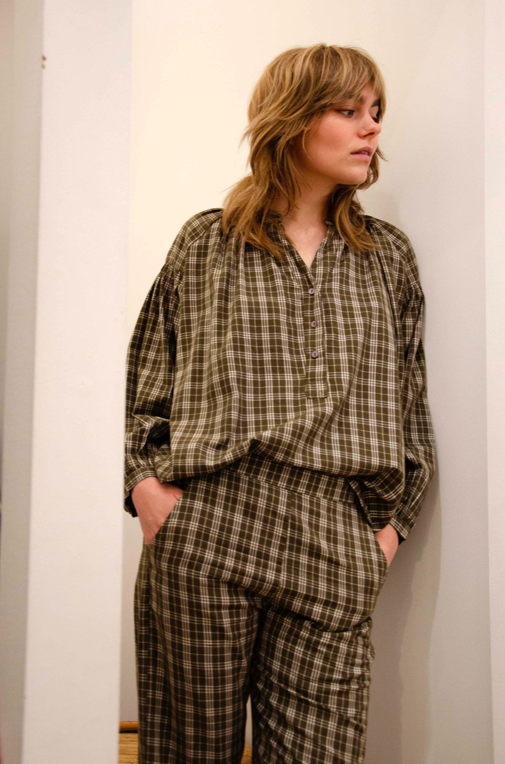 Ninon Pants 100% Coton - Kakhi KAKHI