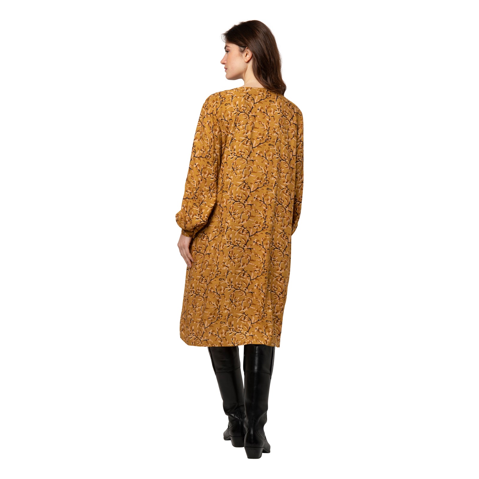 Neha Dress Fall - Ochre OCHRE