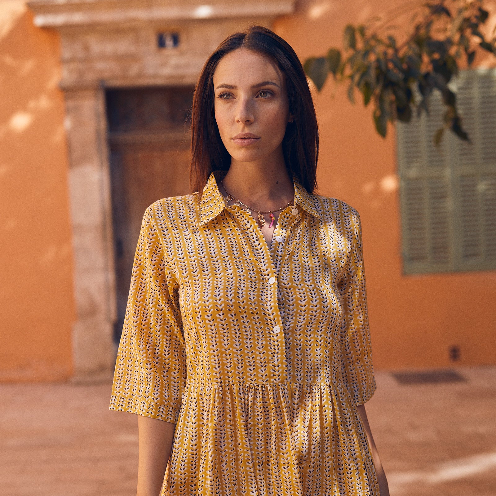 Milene Dress Madrague 100% Organic Cotton - Orange ORANGE