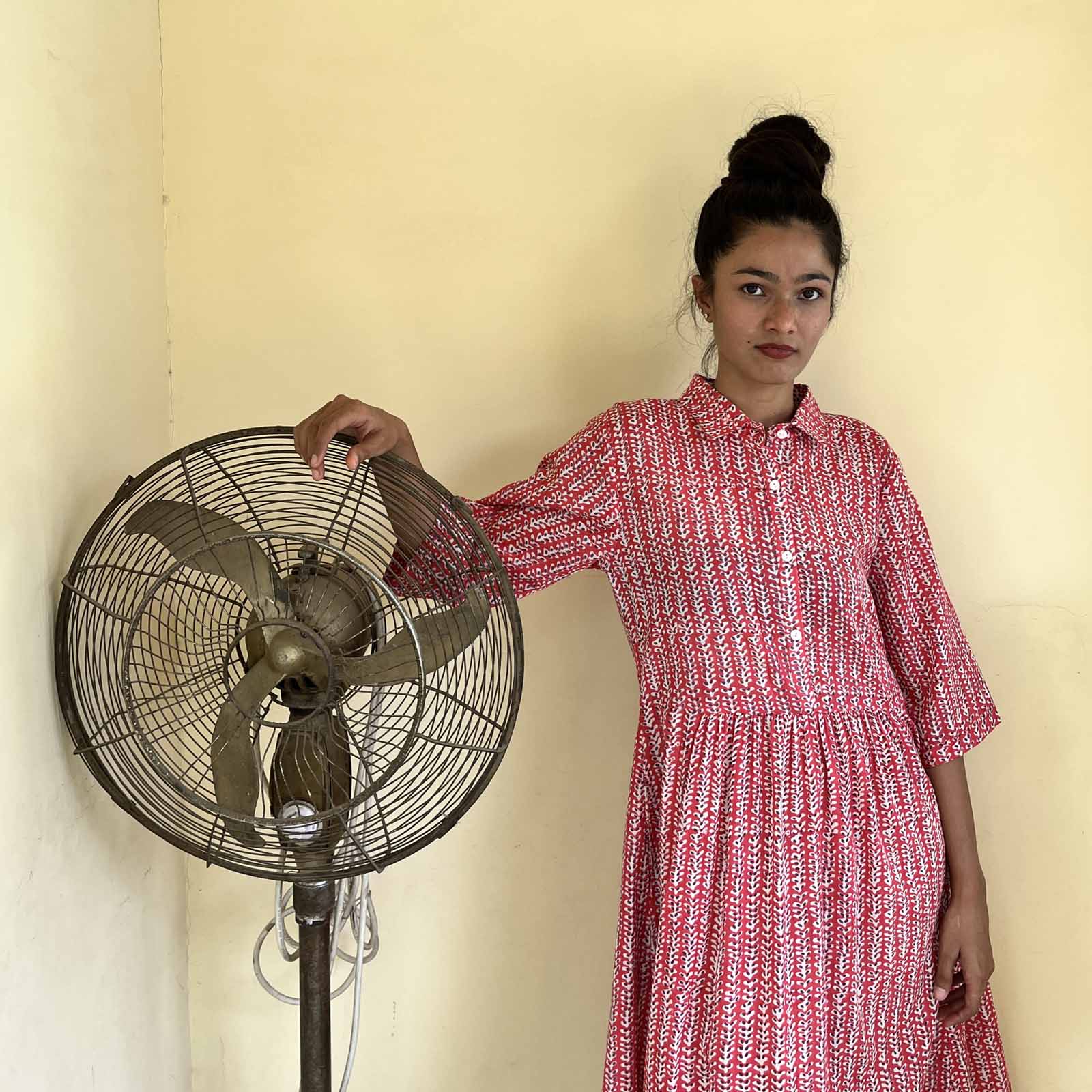 Milene Dress Madrague 100% Organic Cotton - Pink PINK
