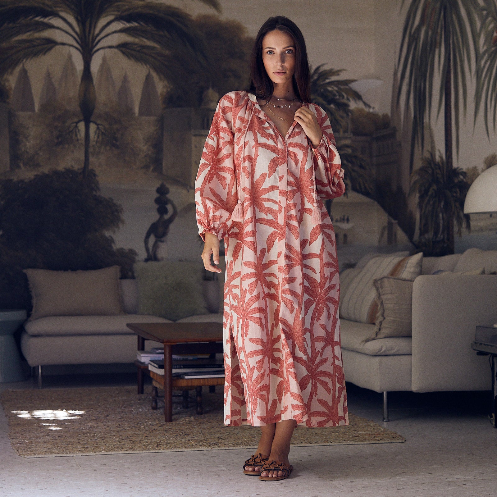 Virginia Dress Mejean 100% Coton - Rasberry RASBERRY