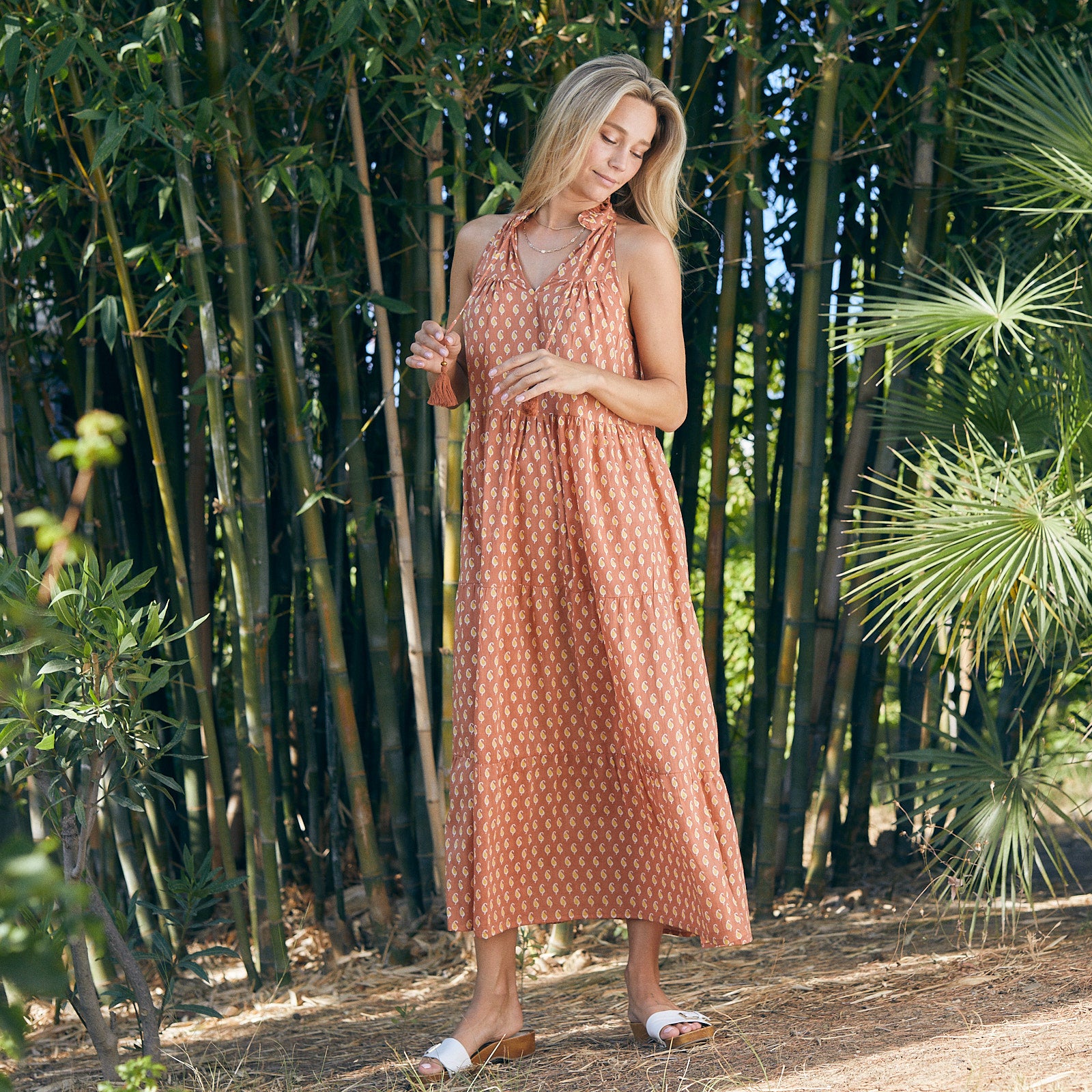 Vanessa Dress Cigales 100% Coton - Yellow Sun YELLOW SUN