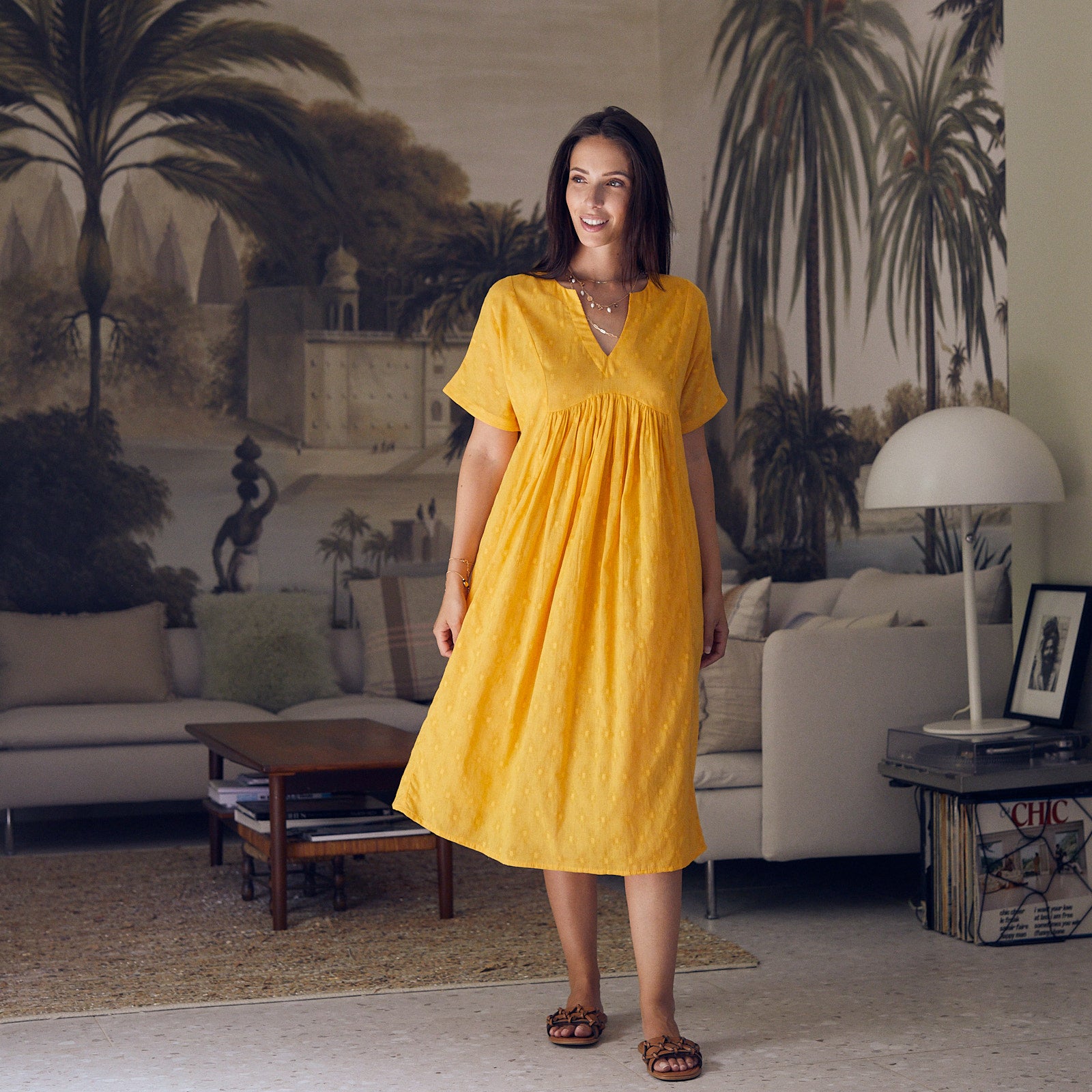 Nuala Dress S.color 100% Coton - Yellow Sun YELLOW SUN
