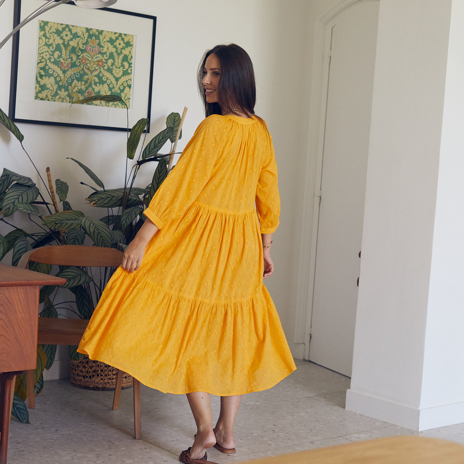 Angela Dress S.color 100% Coton - Yellow Sun YELLOW SUN