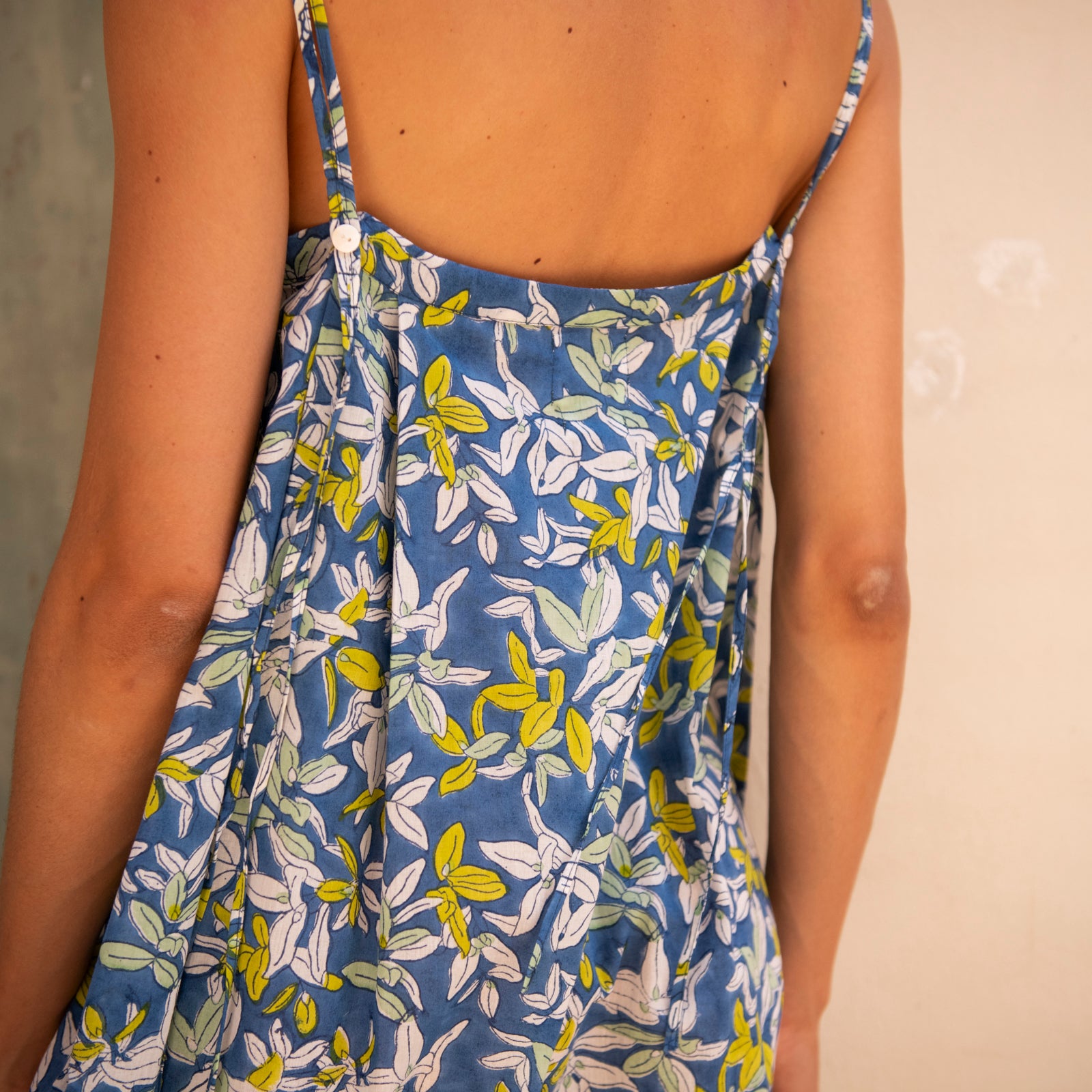 Charlie Dress Figuieres 100% Organic Cotton - Blue BLUE