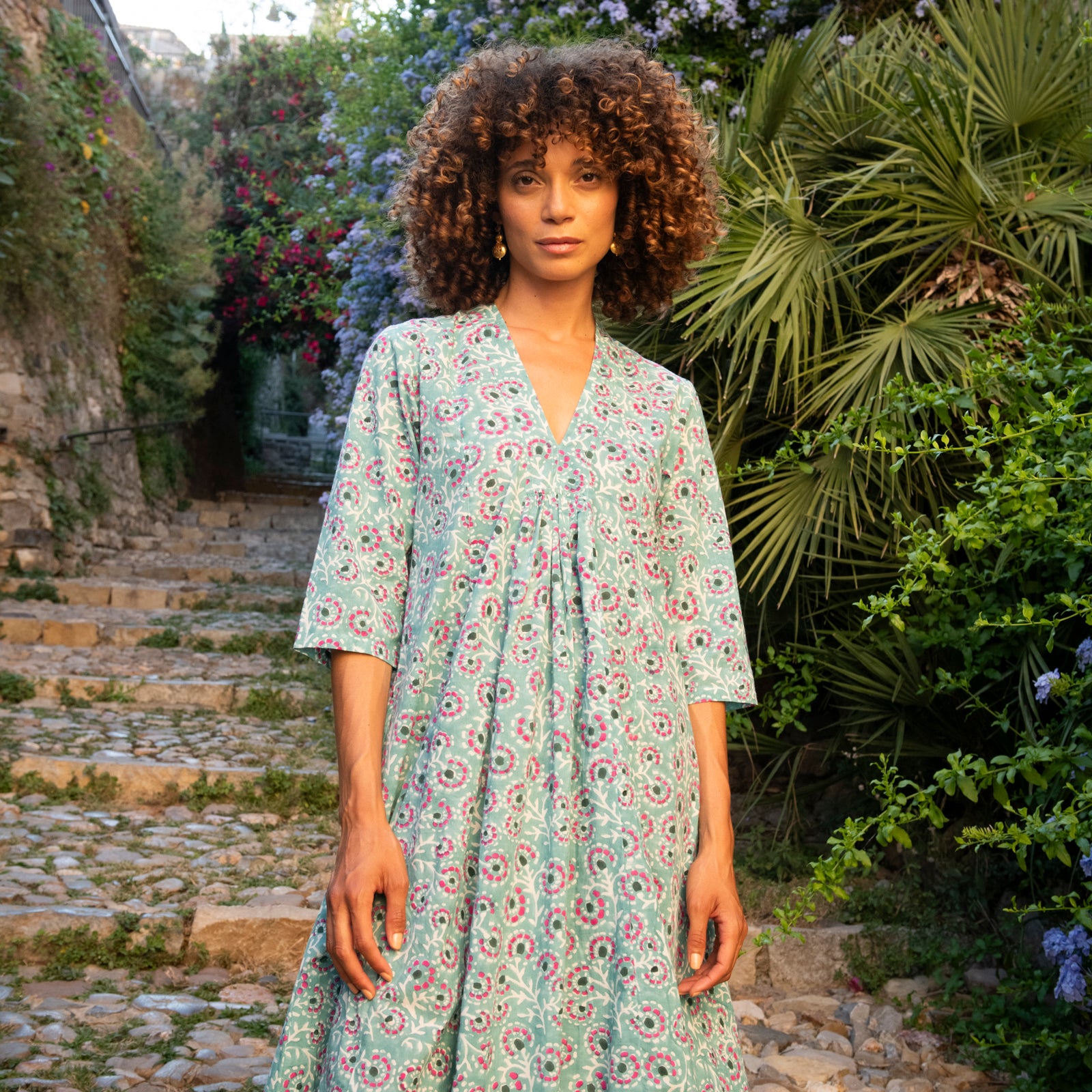 Mia Dress Eze 100% Organic Cotton - Green GREEN