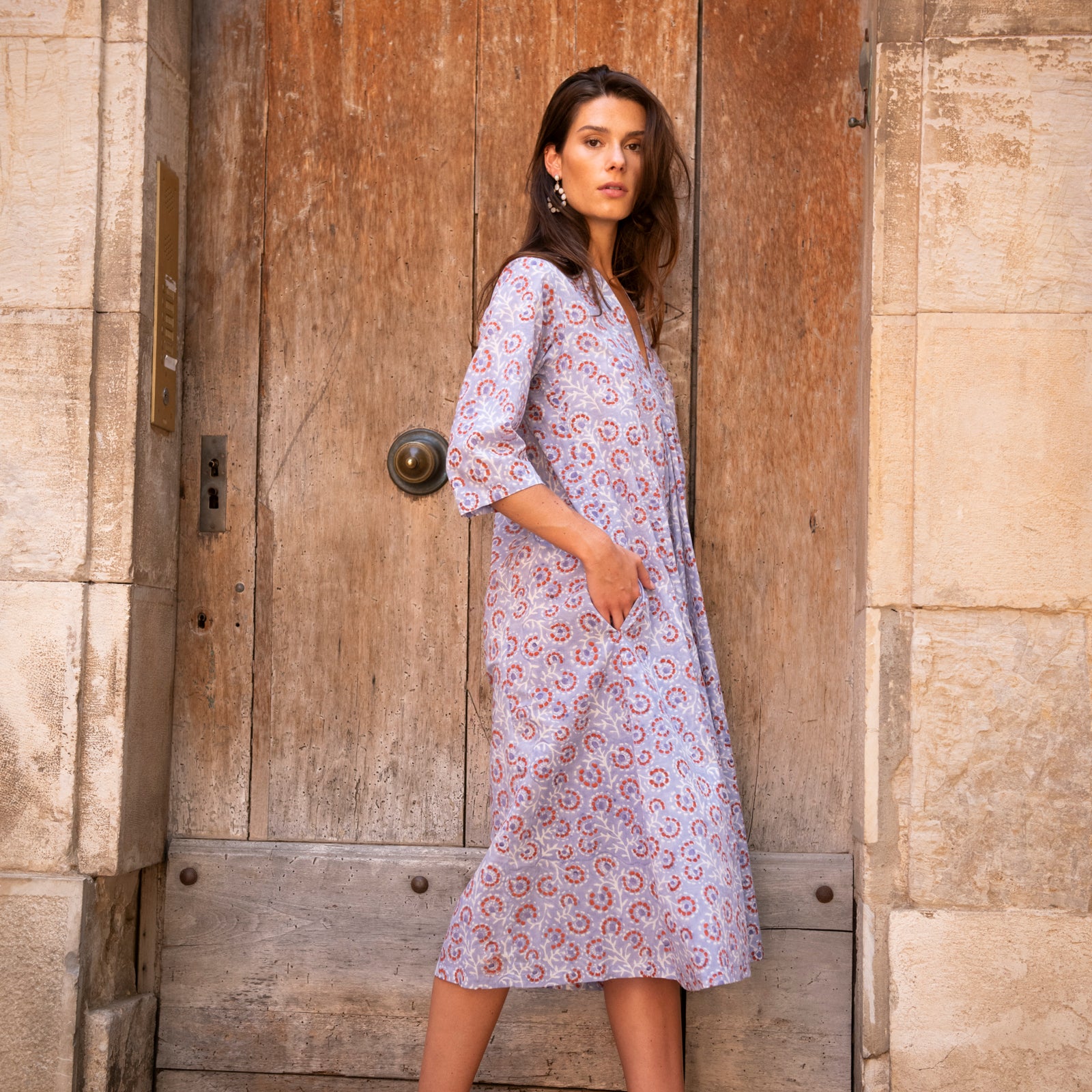 Mia Dress Eze 100% Organic Cotton - Lilac LILAC