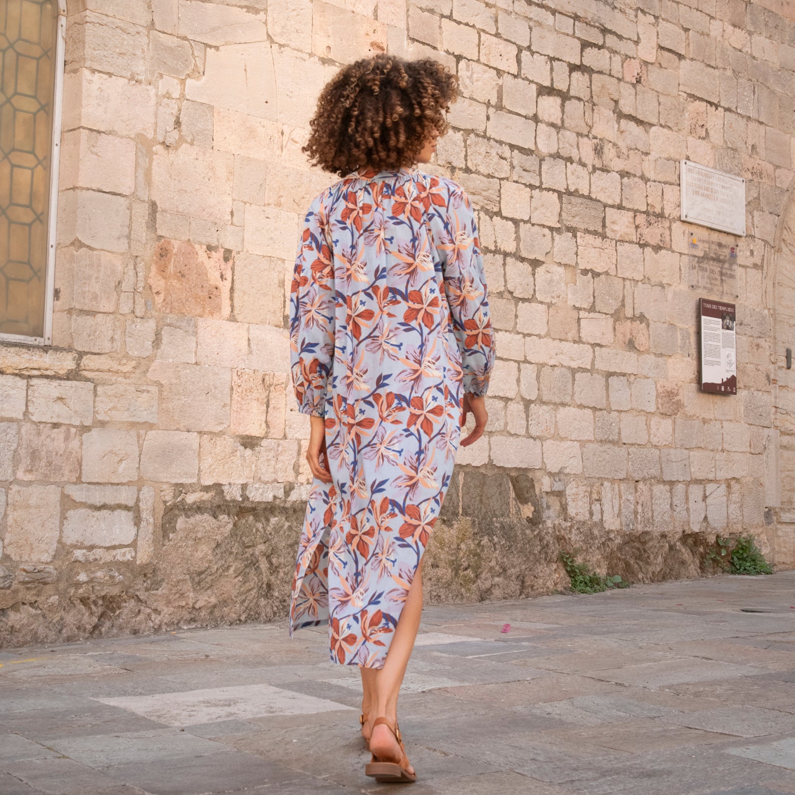 Virginia Dress Myra 100% Coton - Lilac LILAC