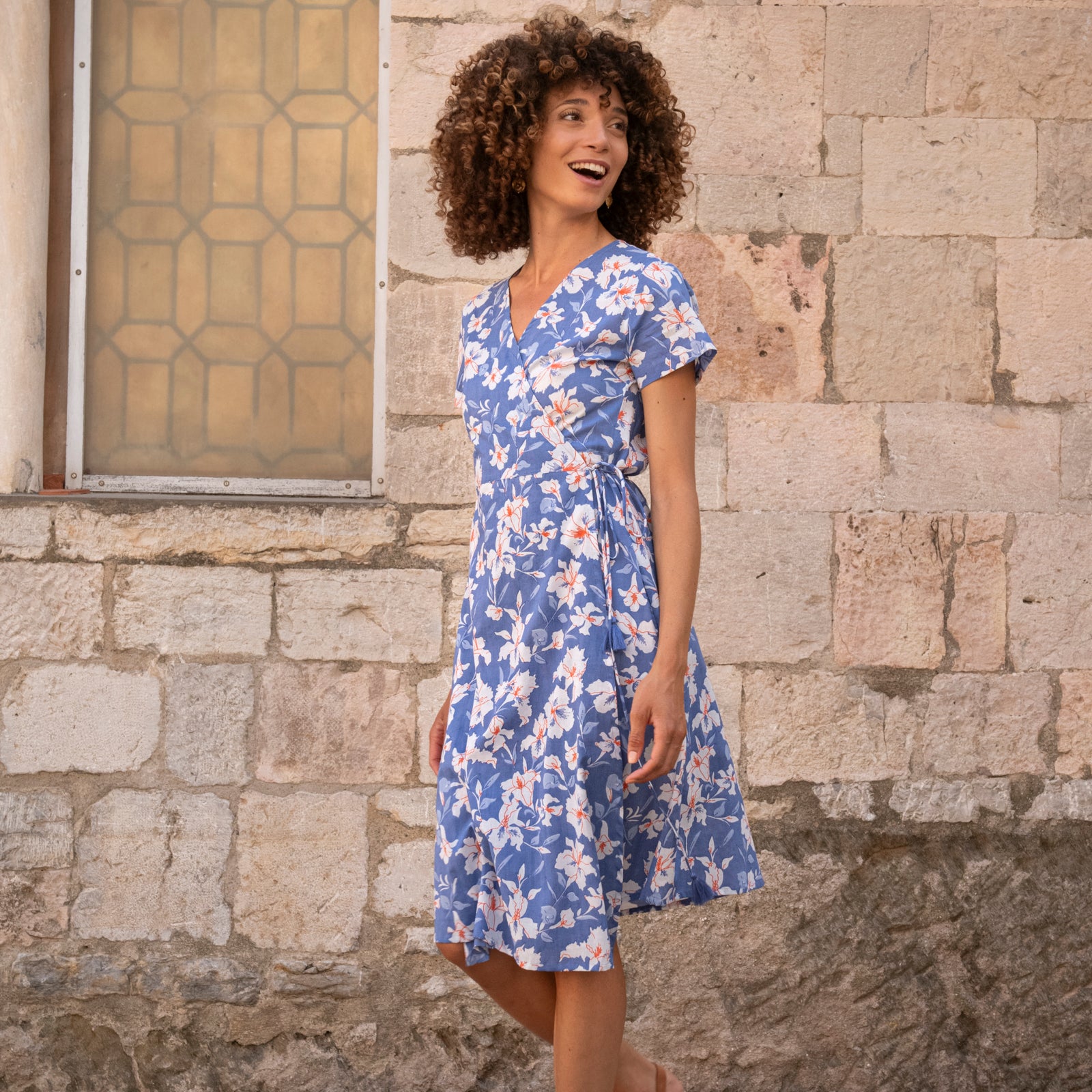 Lola Dress Rayol 100% Coton - Lilac LILAC