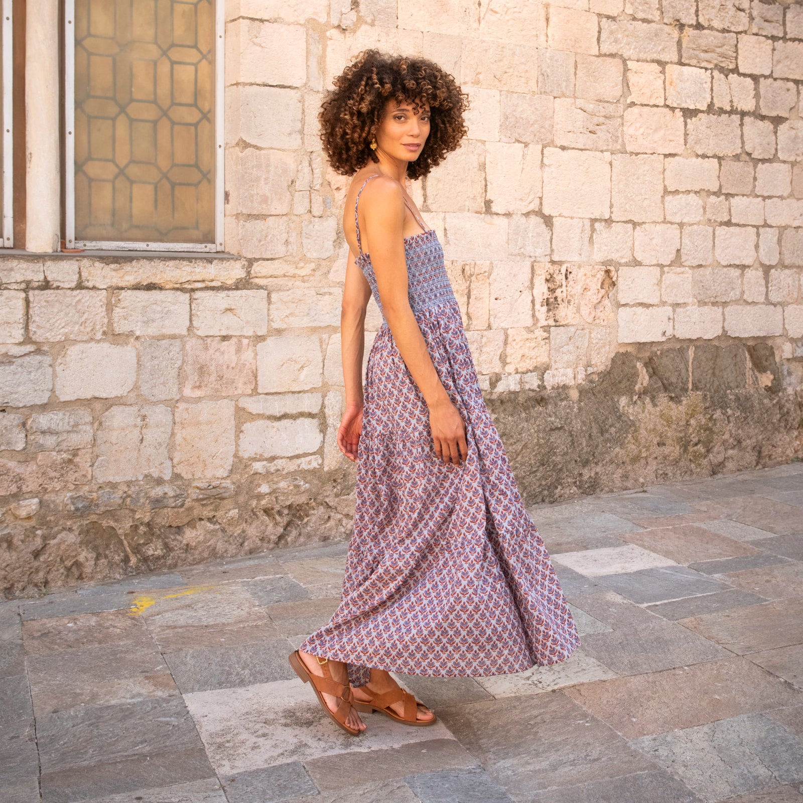 Gabrielle Dress Opio 100% Coton - Lilac LILAC