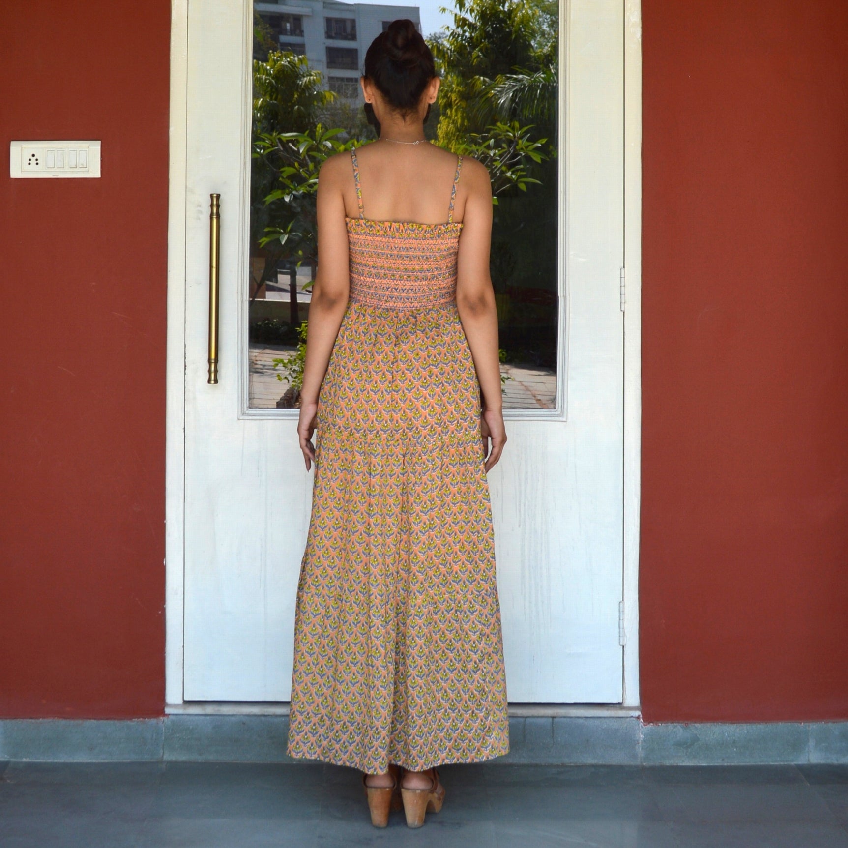 Gabrielle Dress Opio 100% Coton - Peach PEACH