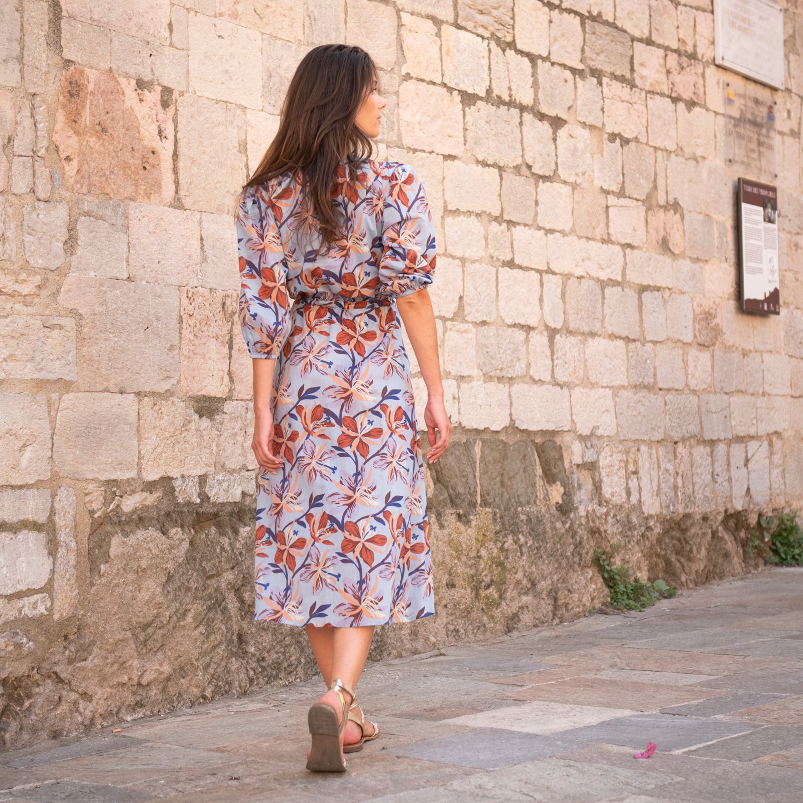 Lily Dress Myra 100% Coton - Lilac LILAC