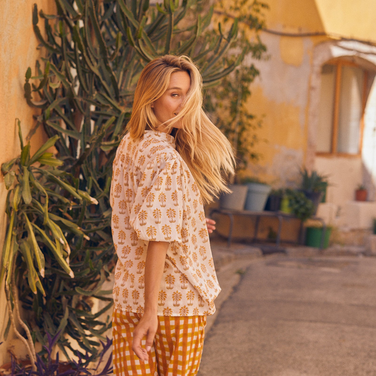 Maud Shirt Olbia 100% Organic Cotton - Orange ORANGE