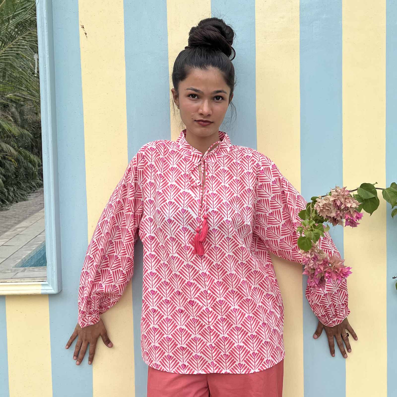 Maddy Top Alma 100% Organic Cotton - Pink PINK