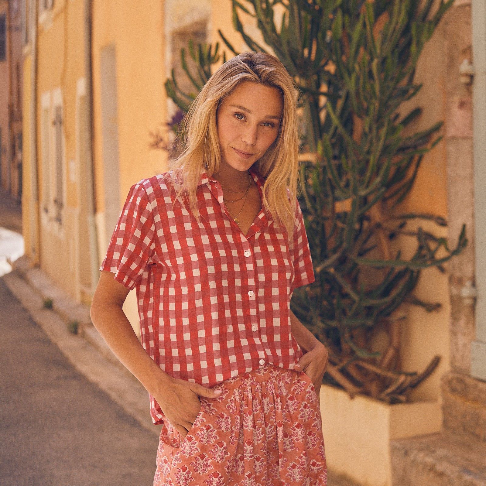 Nina Shirt Prado 100% Organic Cotton - Pink PINK