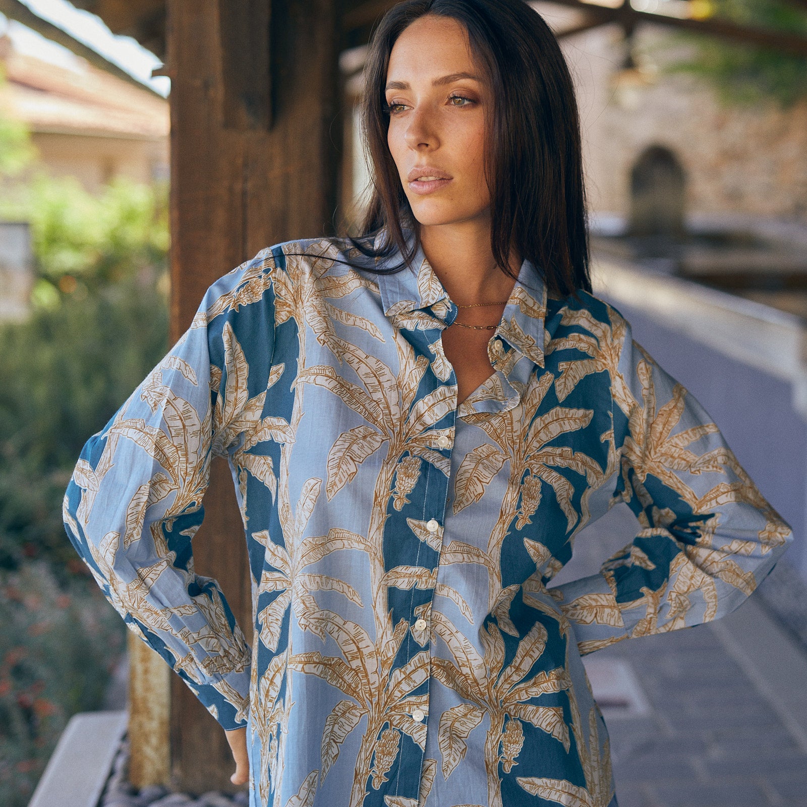 Alka Shirt Mejean 100% Coton - Blue BLUE