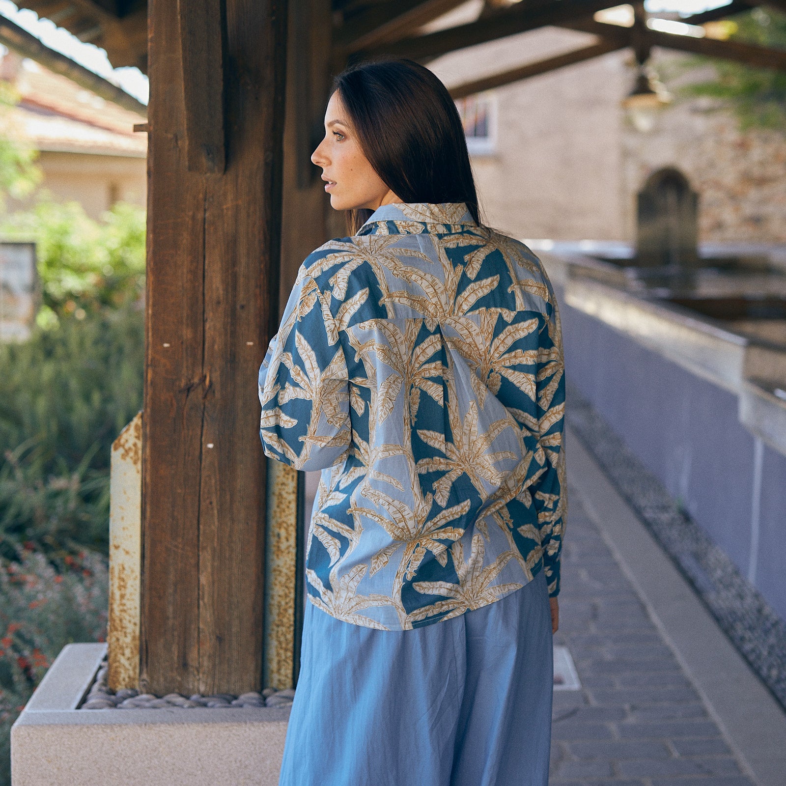 Alka Shirt Mejean 100% Coton - Blue BLUE