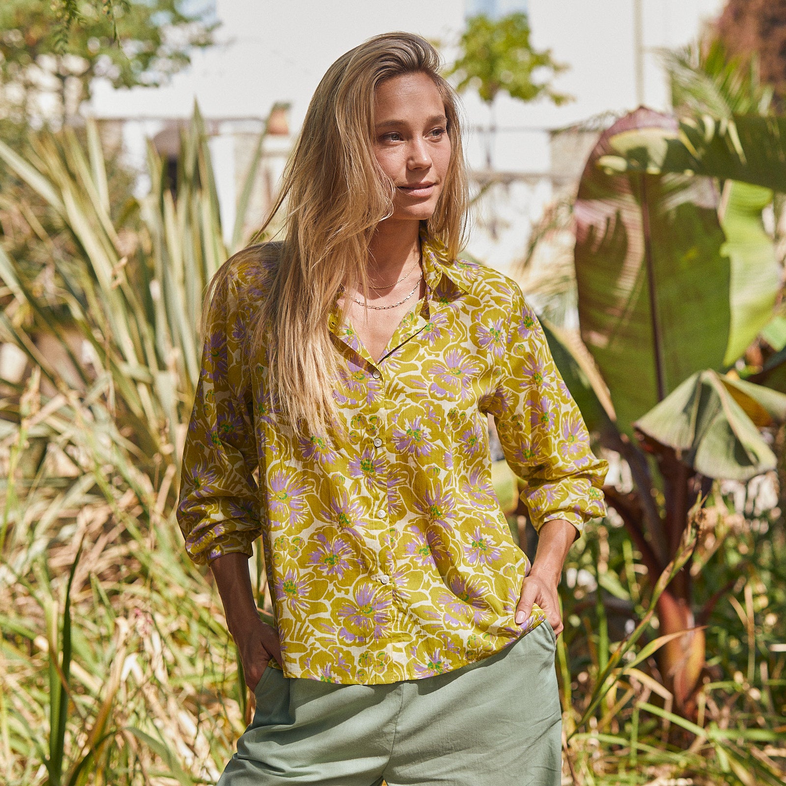 Alka Shirt Paloma - Green GREEN