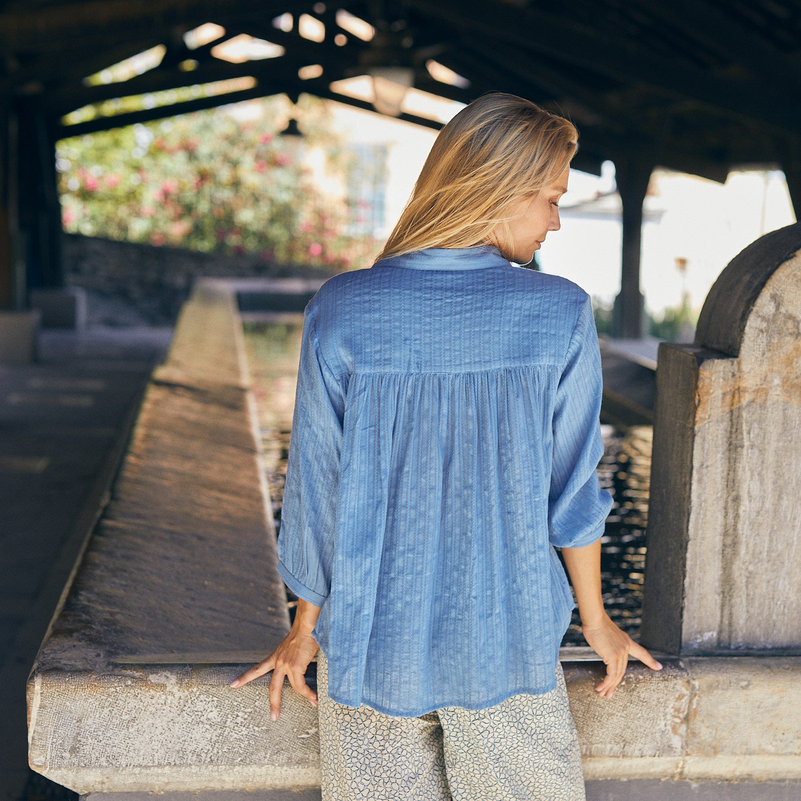 Cerise Shirt S.color - Blue BLUE