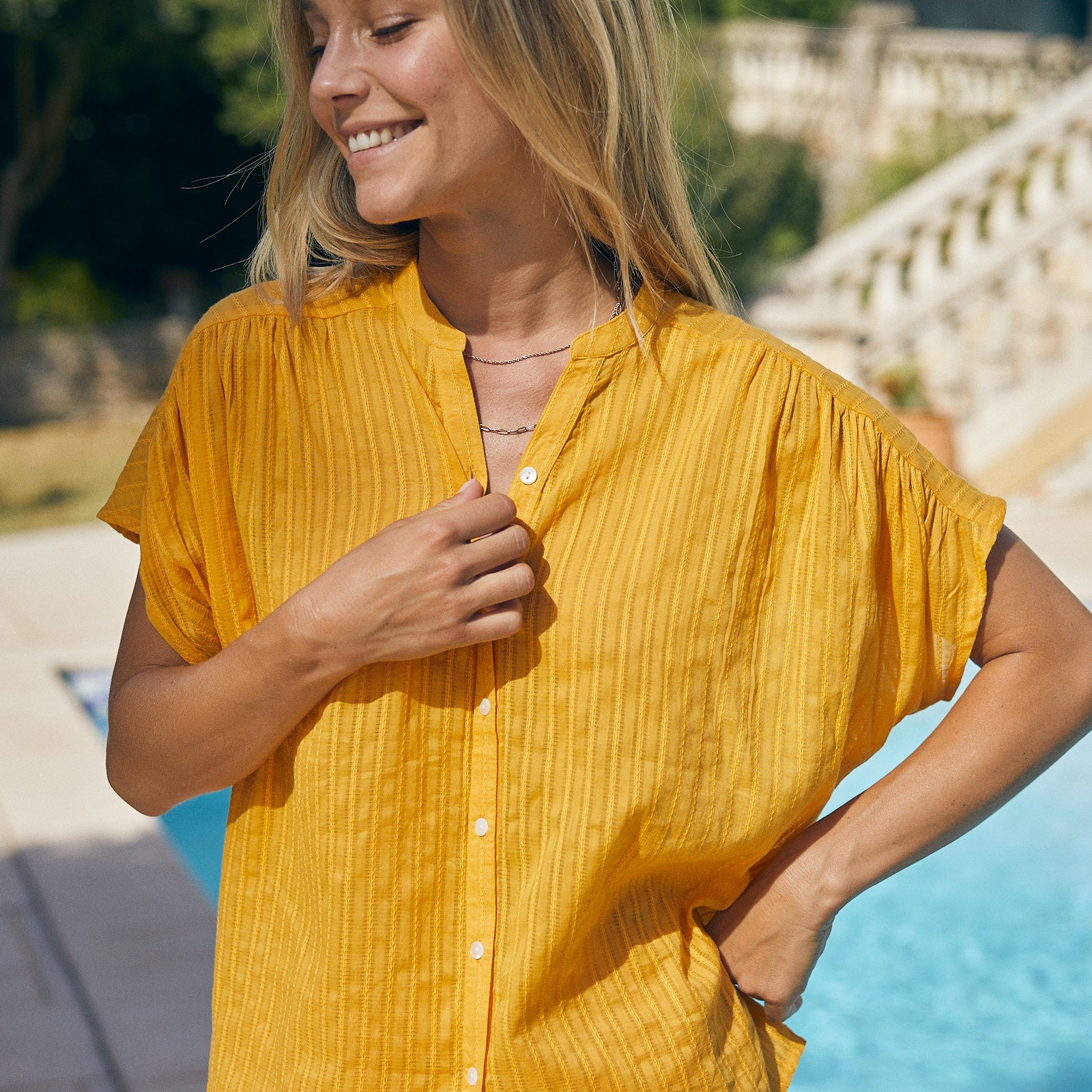 Azale Shirt S.color 100% Coton - Yellow Sun YELLOW SUN