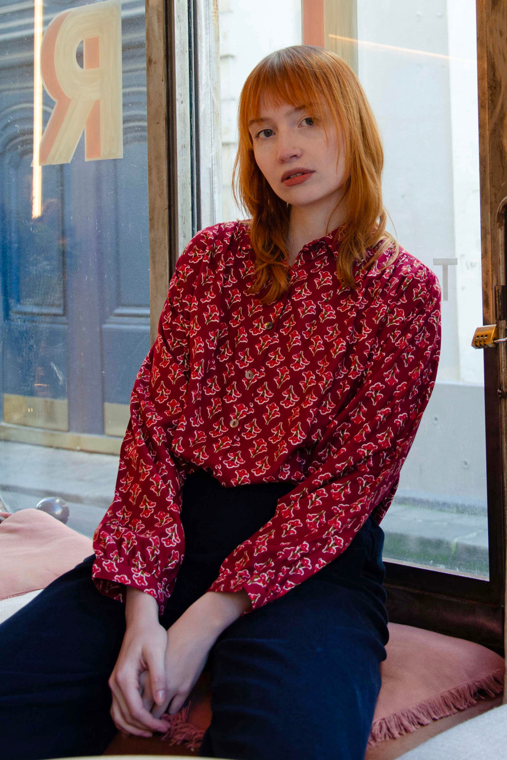 Cerise Shirt - Burgundy BURGUNDY