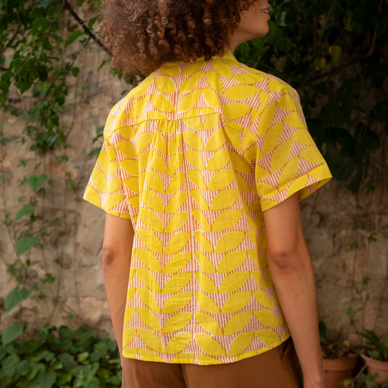 Nina Shirt Cap Estel 100% Organic Cotton - Yellow YELLOW