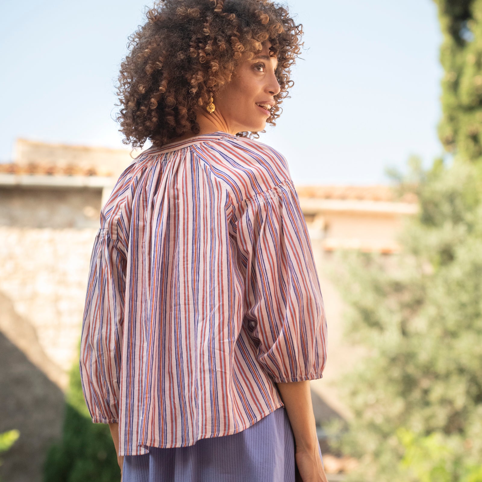 Helen Top Miramar 100% Coton - Lilac LILAC