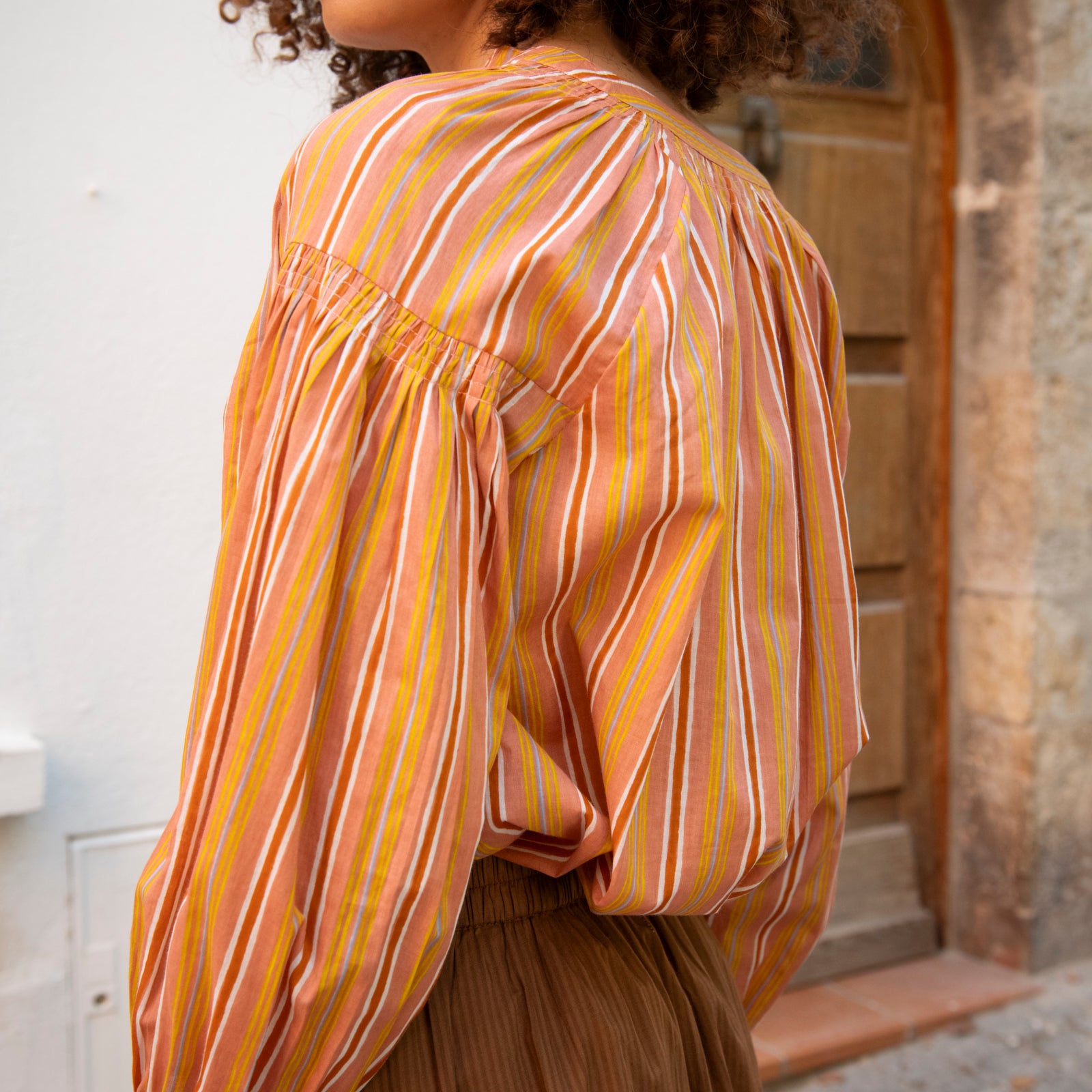 Helen Top Miramar 100% Coton - Peach PEACH