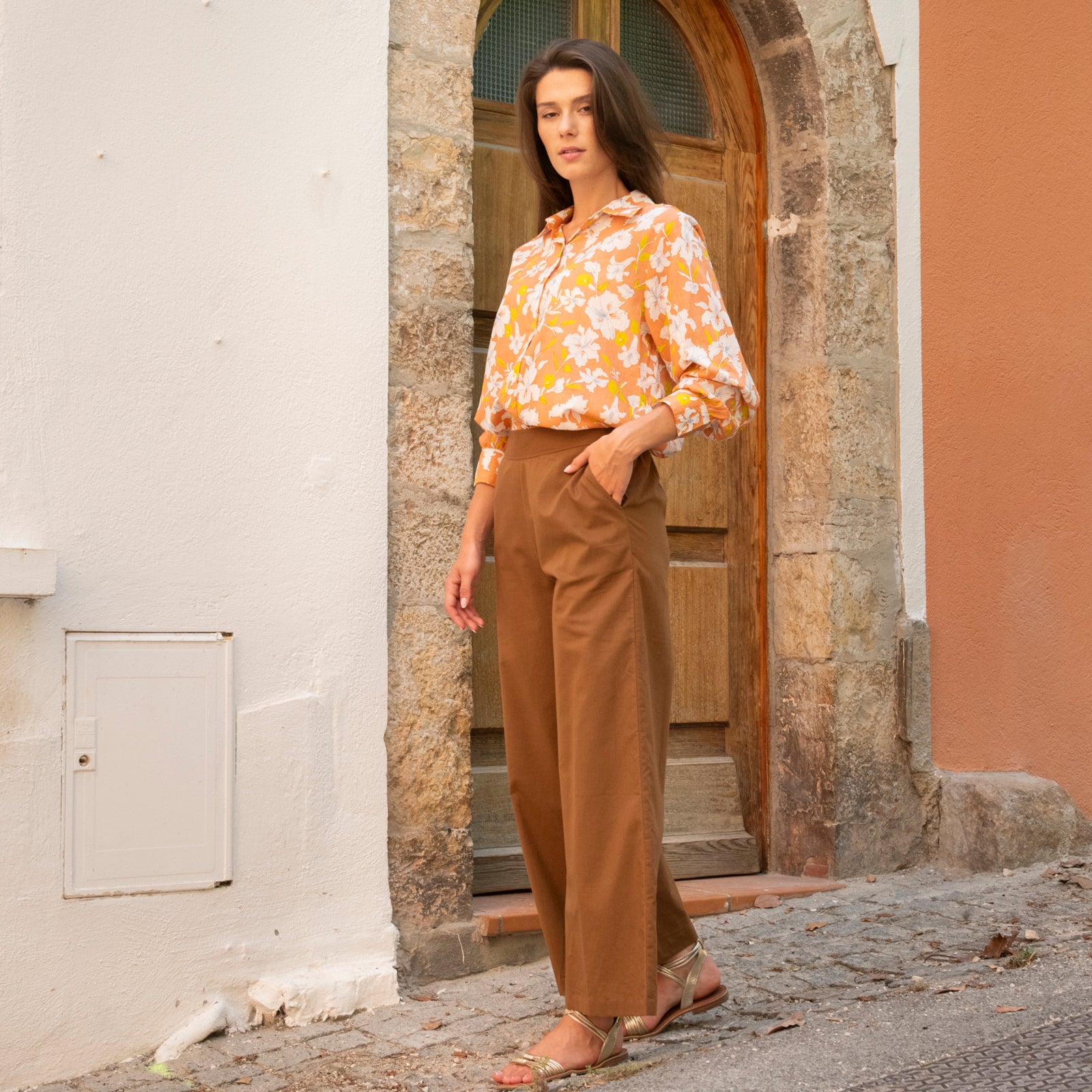 Alka Shirt Rayol - Peach PEACH