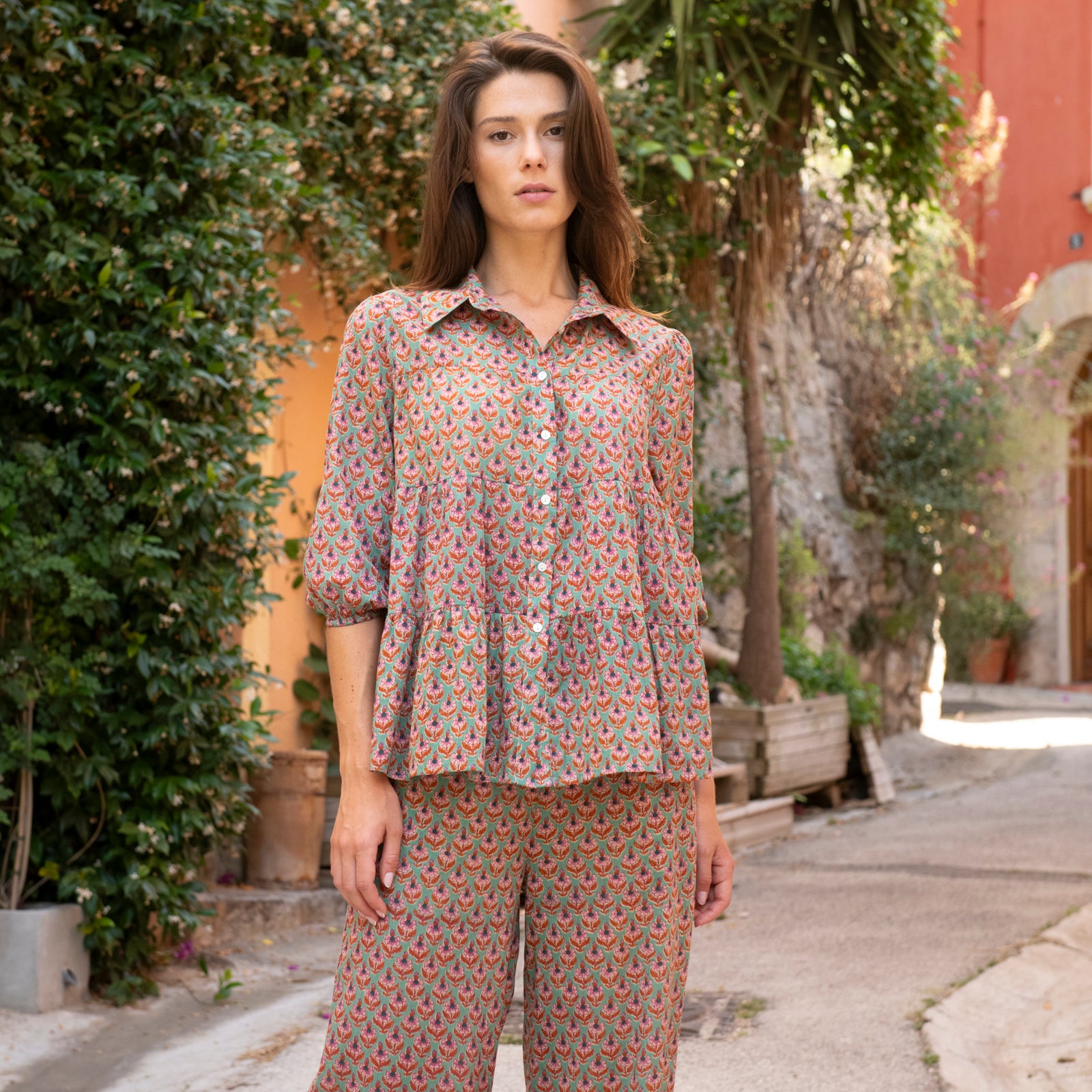 Nella Shirt Opio - Green GREEN