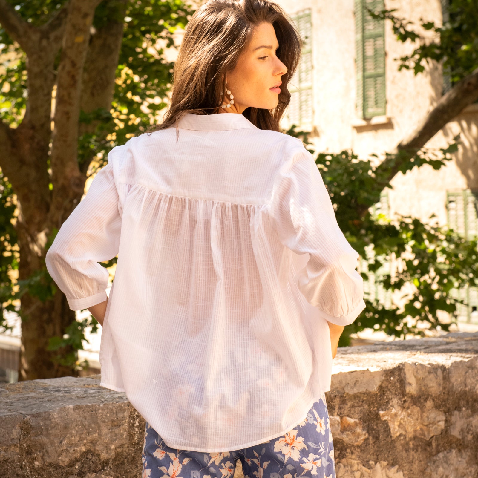 Cerise Shirt S.color 100% Coton - White WHITE