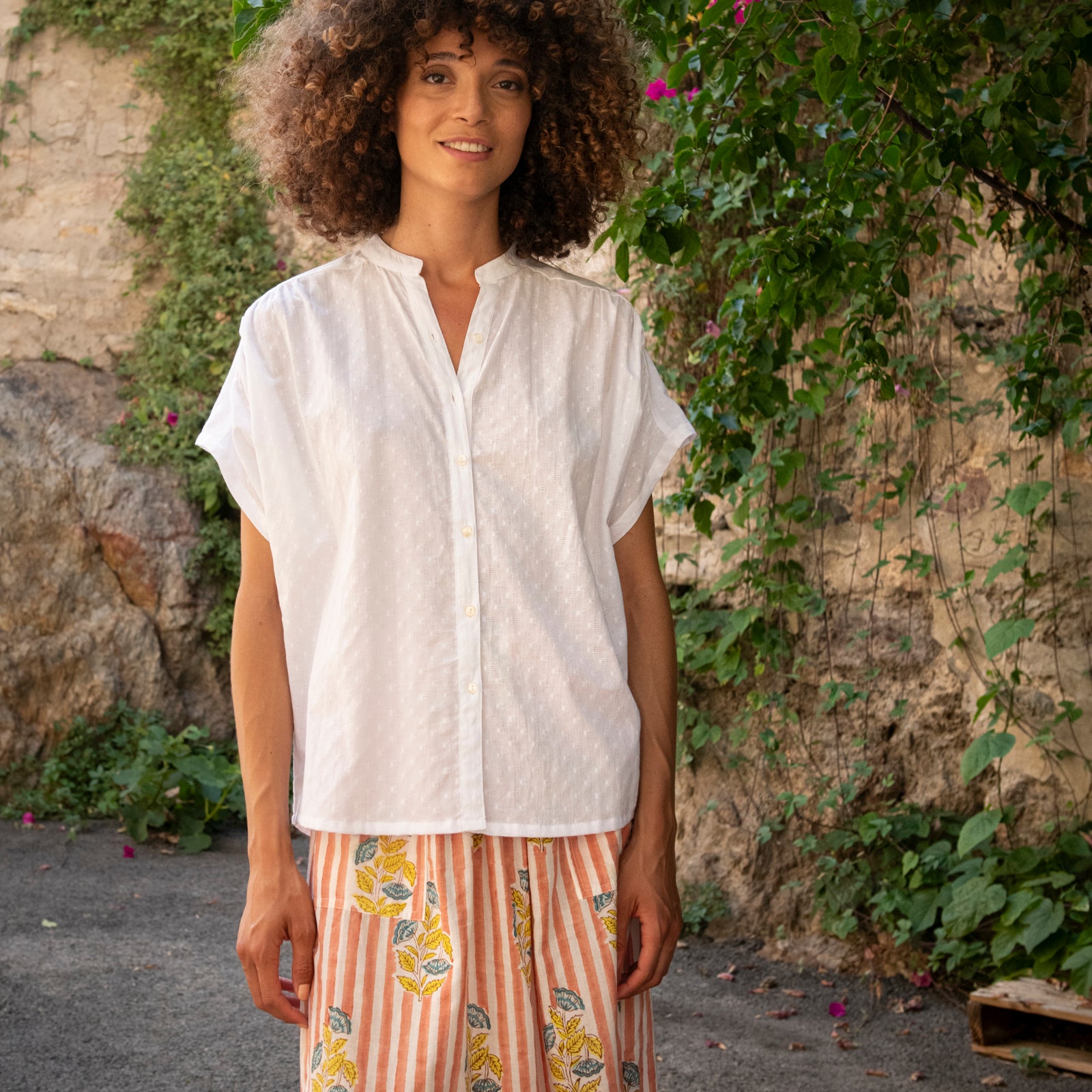 Azale Shirt S.color 100% Coton - White WHITE