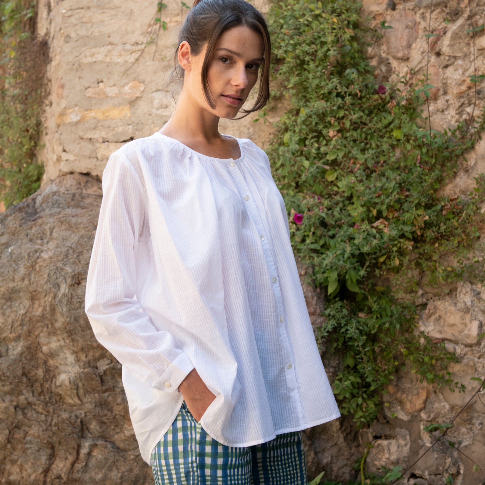 Chloe Shirt S.color 100% Coton - White WHITE